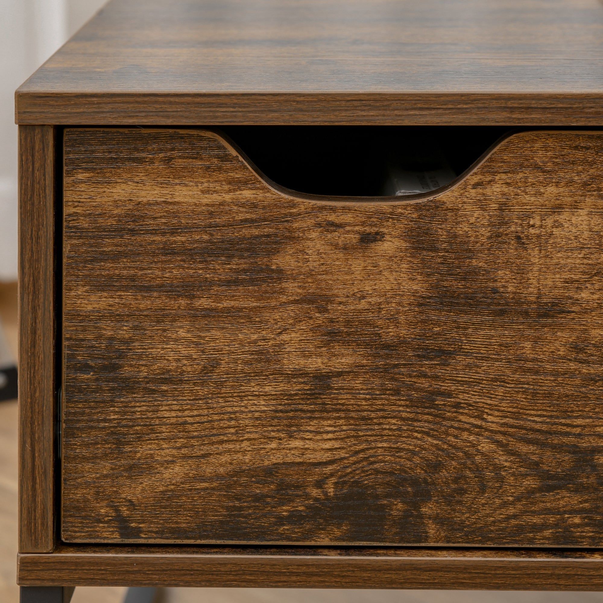 Logidon In hoogte verstelbare salontafel Lift-Top bruin 100x60x44 cm