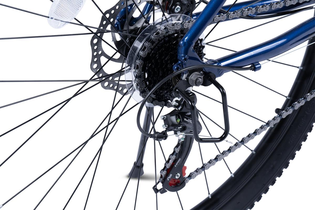 Logidon 29 inch mountainbike hardtail 100 mm veerweg blauw