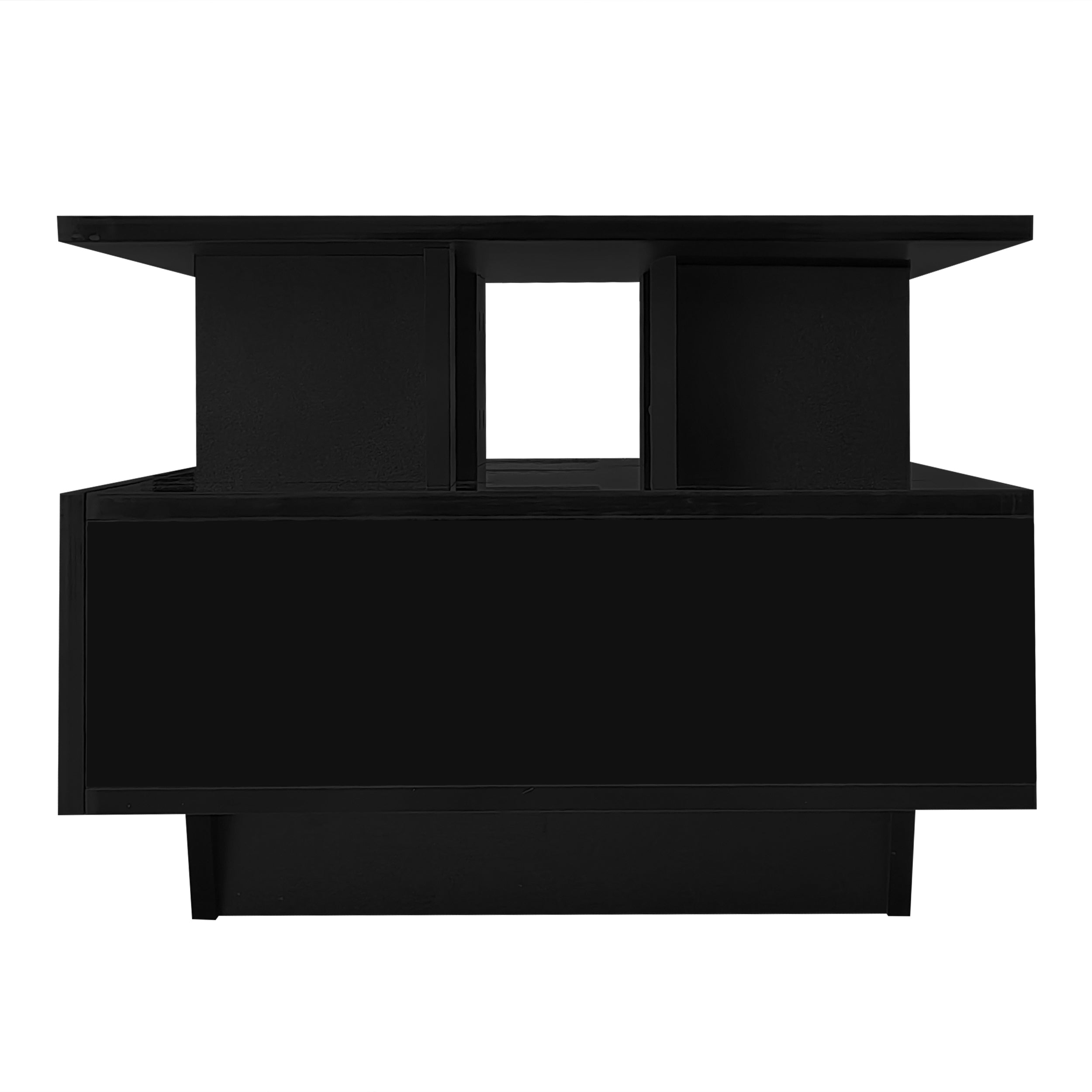 Logidon LED-verlichting salontafel met 2 lades 90x55x41 cm