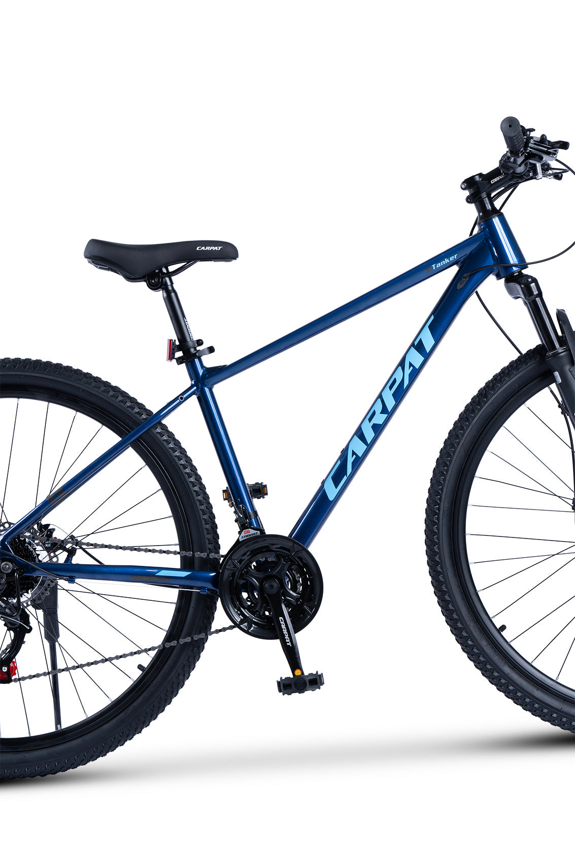 Logidon 29 inch mountainbike hardtail 100 mm veerweg blauw