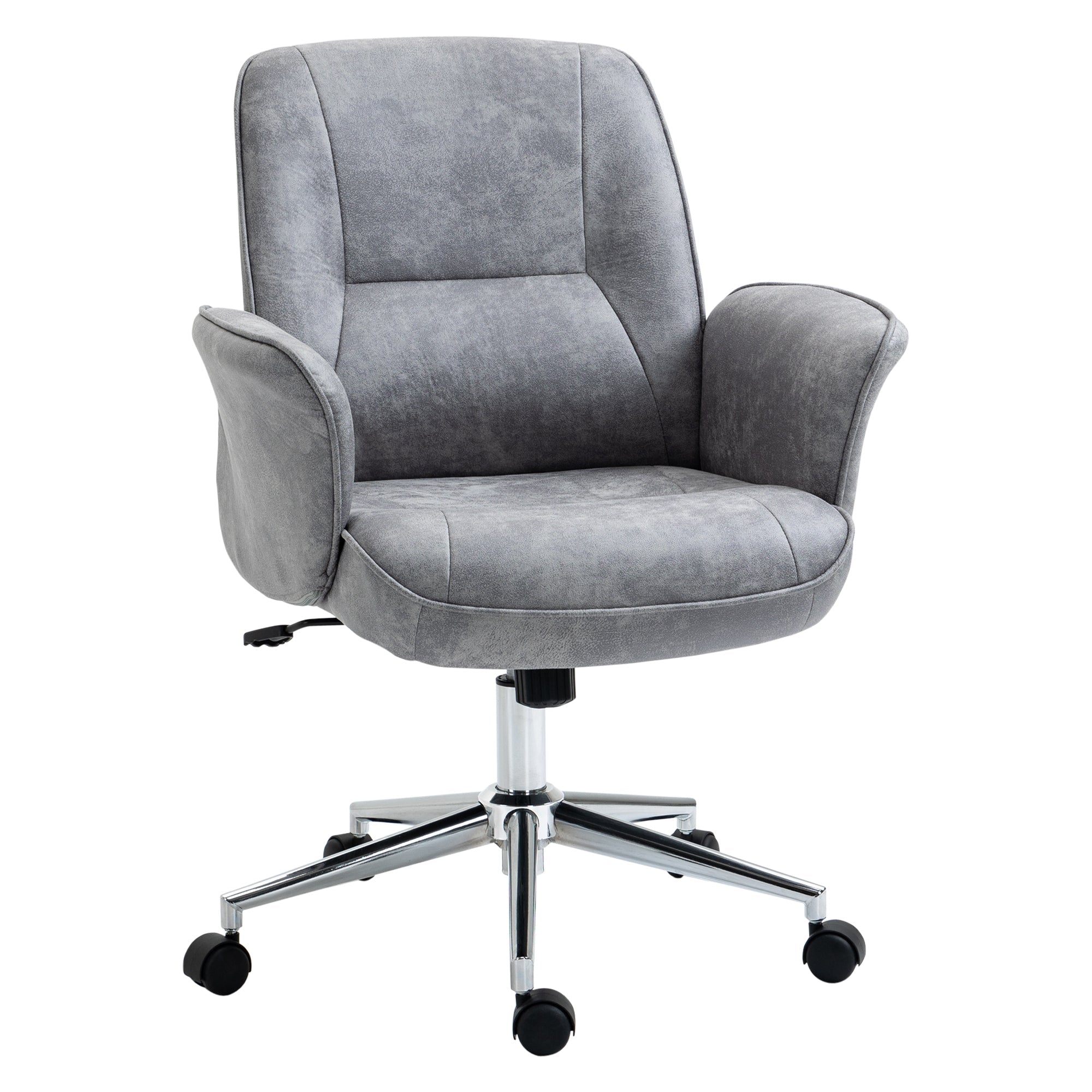 Logidon Vinsetto XXL Bureaustoel Ergonomische stoel Lichtgrijs