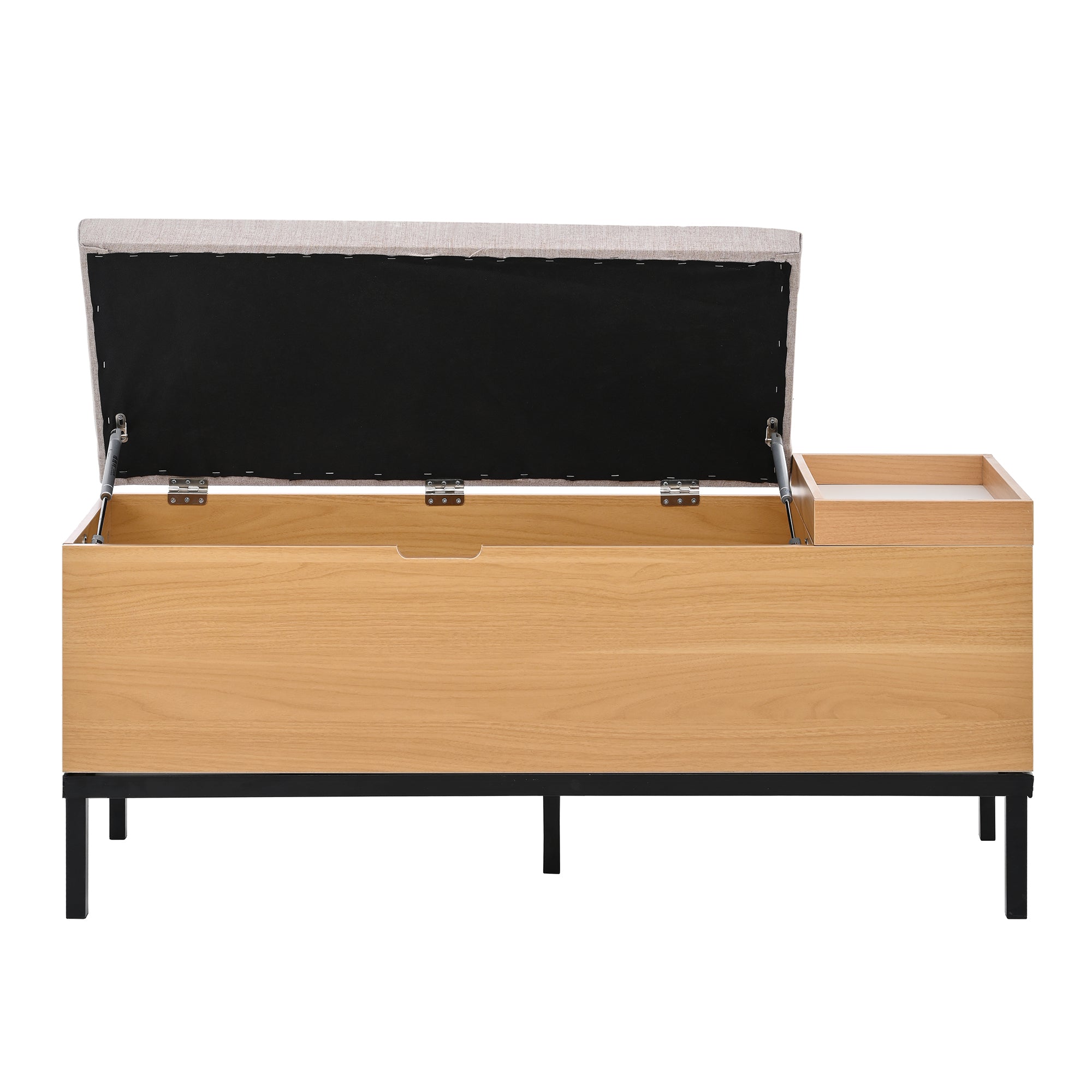 Logidon schoenenbank opbergbank naturel 115 x 40 x 49,5 cm