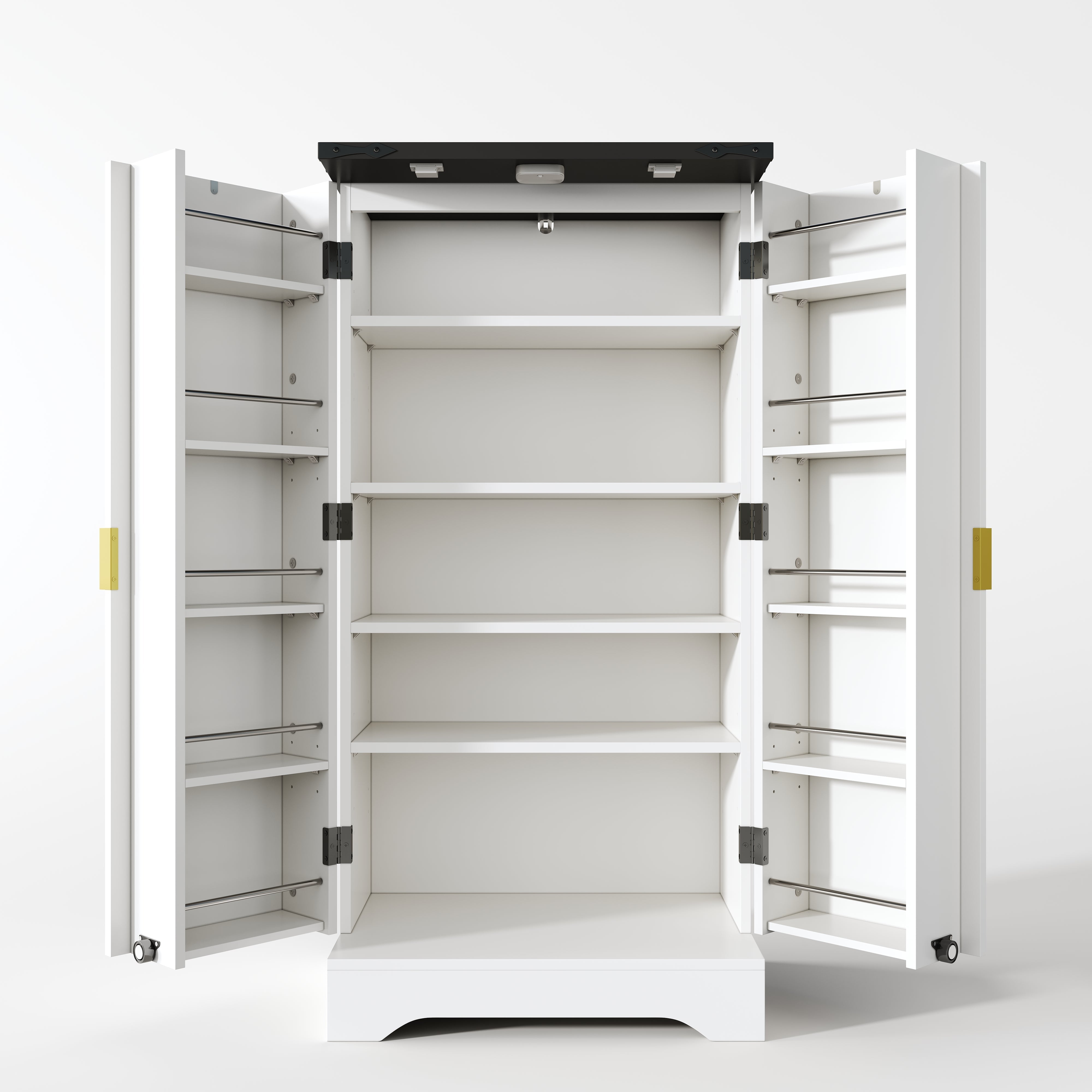 Logidon keukenkast wit met LED sensorlicht 120x60,5x40 cm