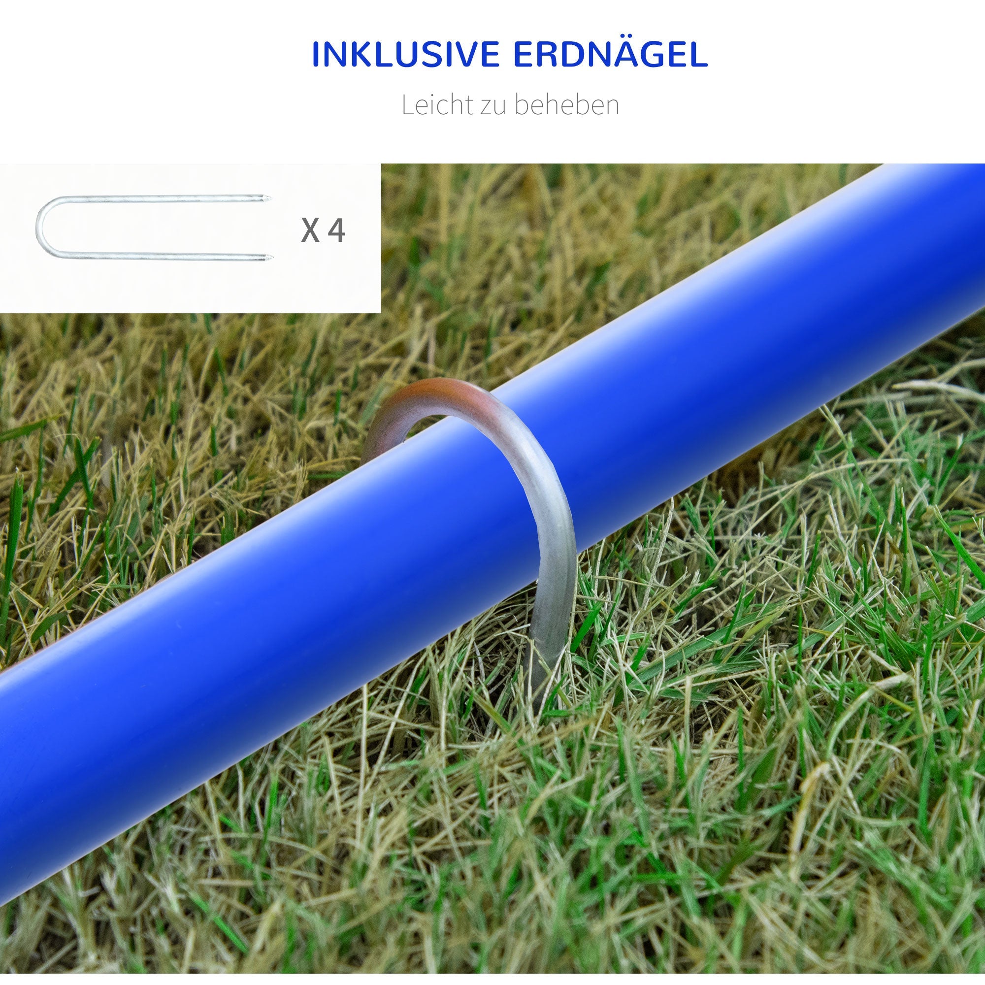 Logidon Agility Trainingsset 4-delig Blauw met draagtas