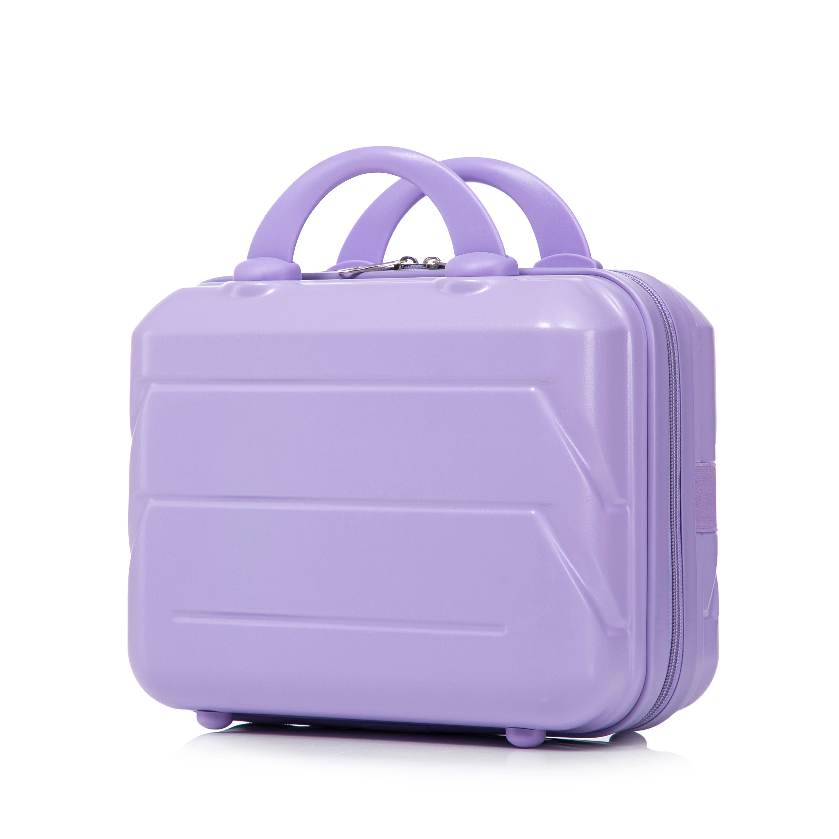 Logidon 4-delige ABS Spinnerkofferset Blauw Paars 14 19 24 28 Inch