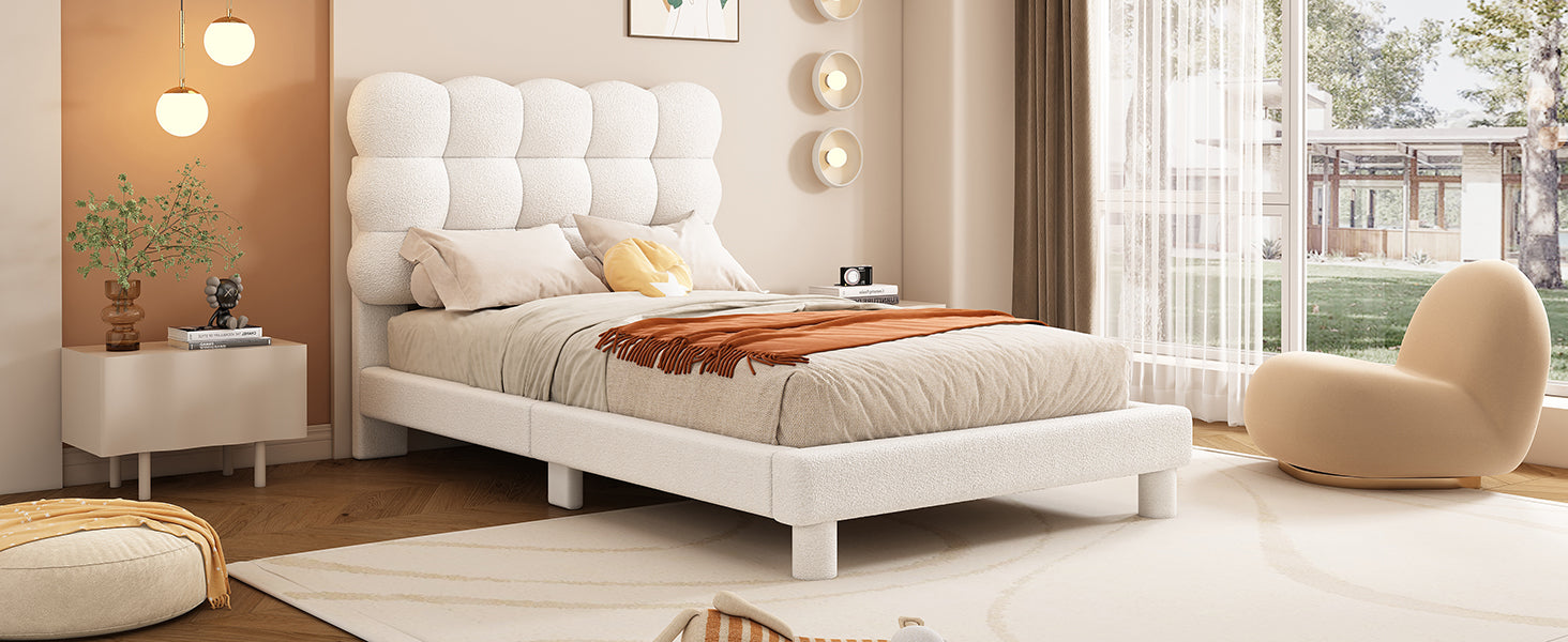 Logidon plat bed 90x200 cm wit drievoudig verstelbaar hoofdbord