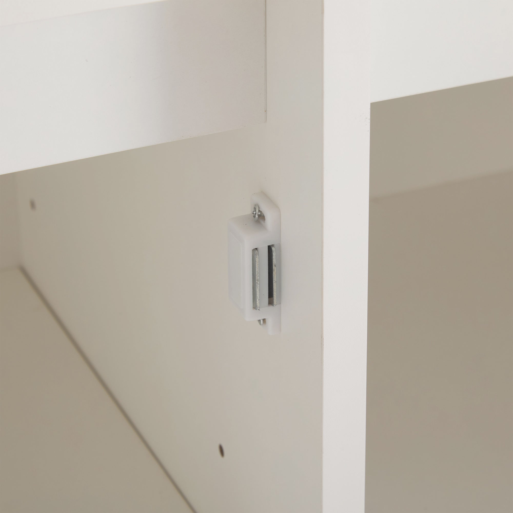 Logidon Modern Sideboard White 120x90x35 cm 2 Doors 3 Drawers