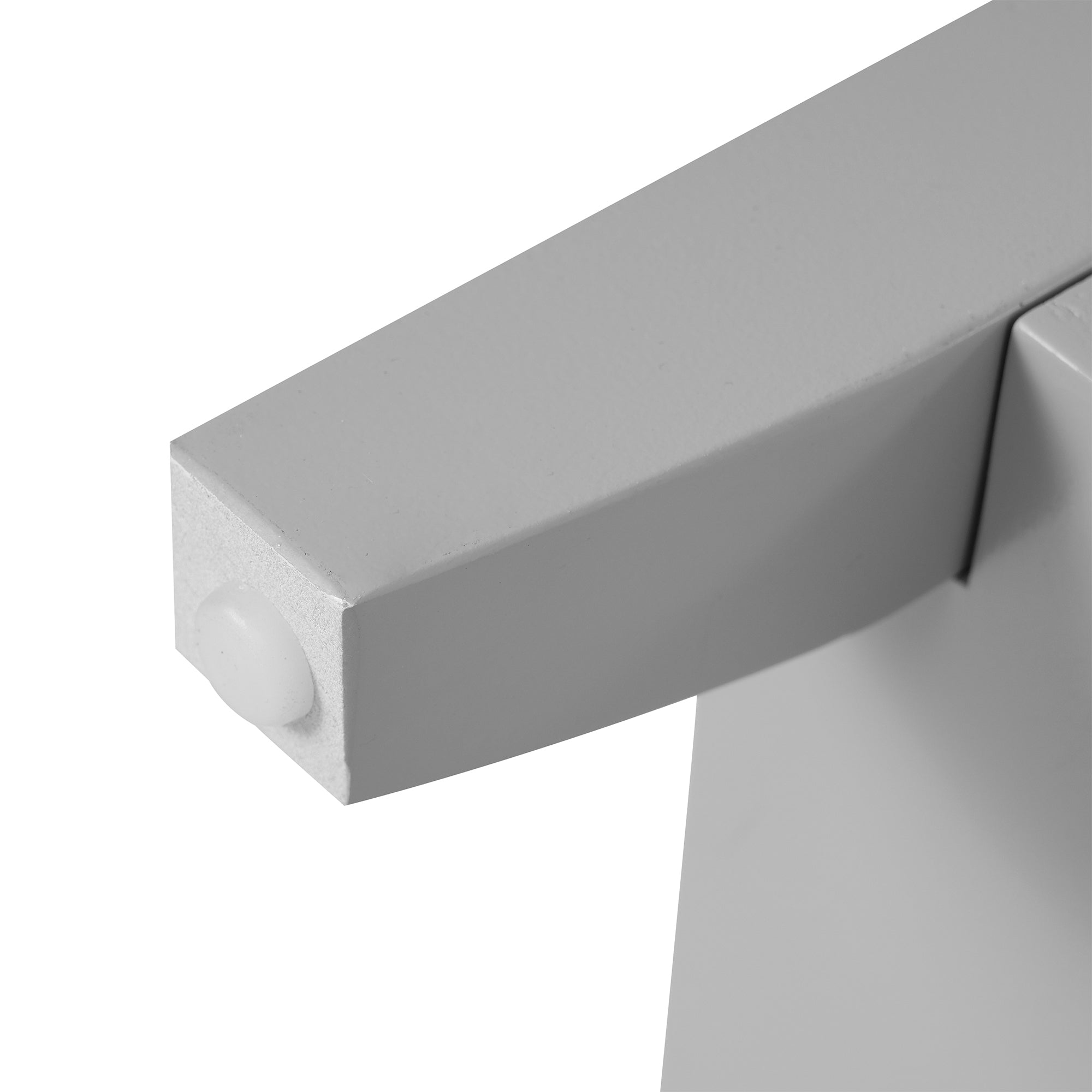 Logidon badkamermeubel 60 cm enkele wastafel met keramische wastafel lichtgrijs