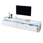 Logidon TV-meubel wit 180x34x40 cm met LED-verlichting 4 lades