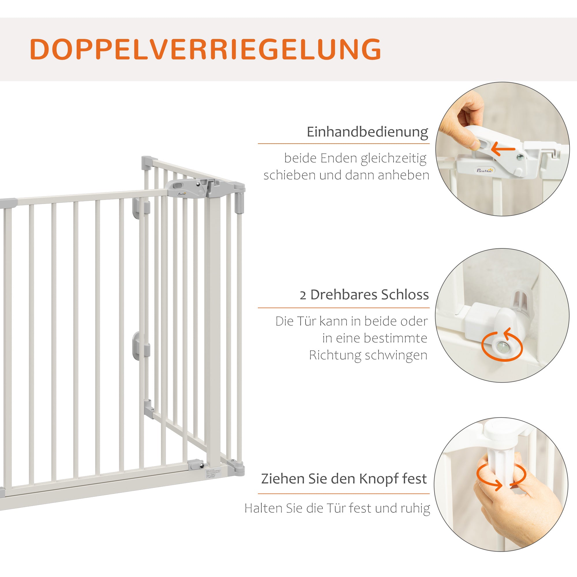Logidon Hondenhek Wit Configureerbaar In Hoek Verstelbaar Opvouwbaar