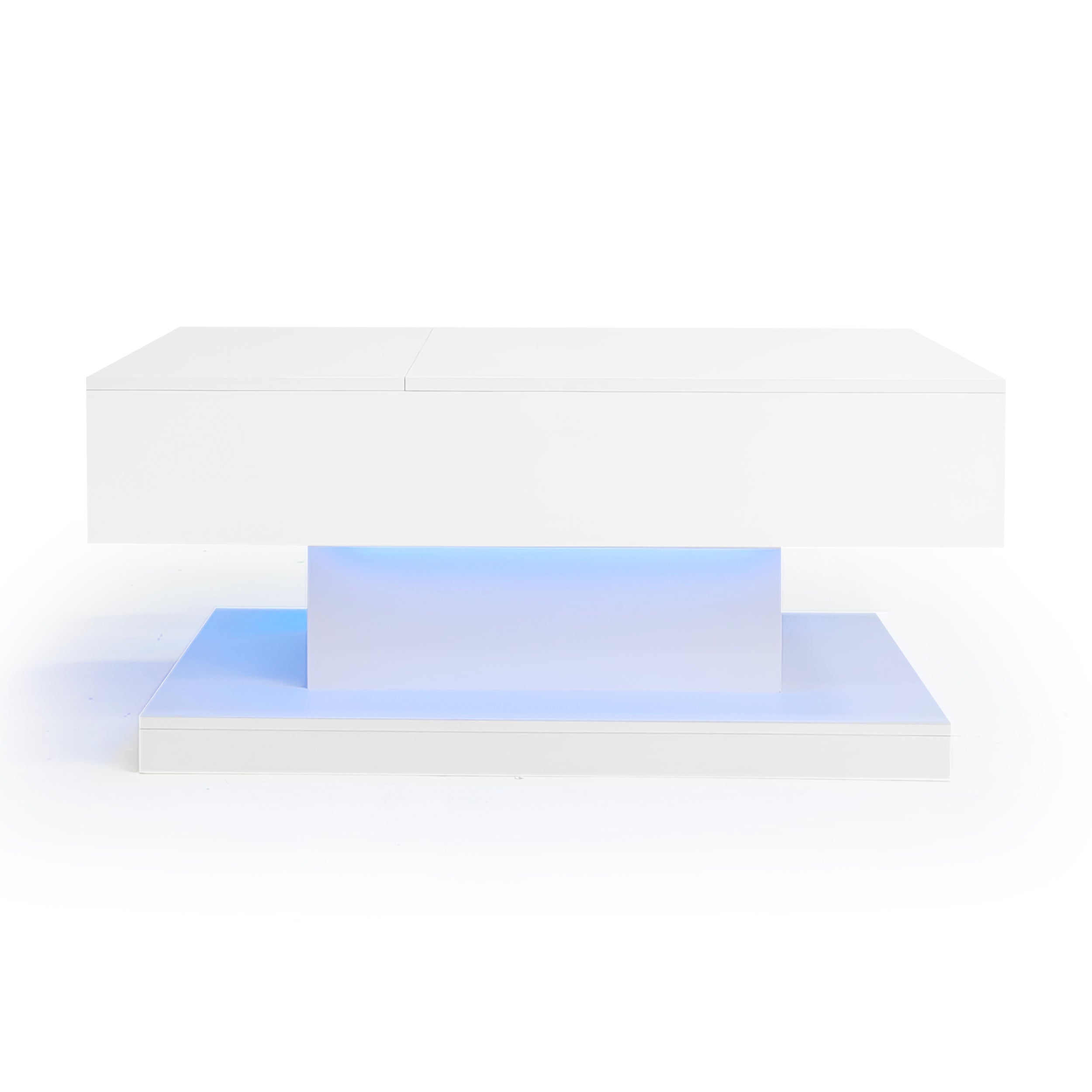 Logidon witte heftafel 100x50x45 met LED verlichting hydraulisch