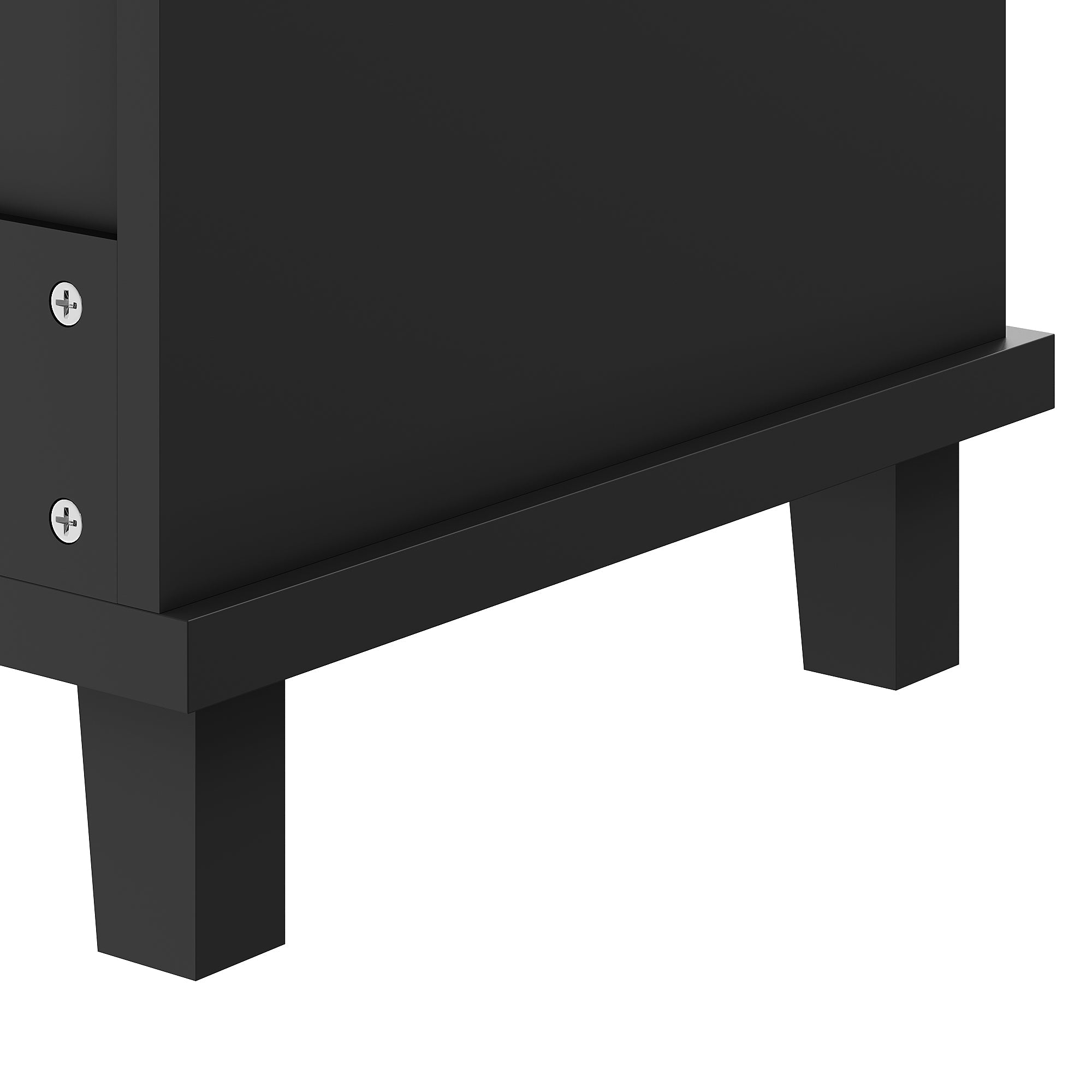 Logidon Restauratiewagen Zwart 134x46x92 cm Mobiel DualUse Design