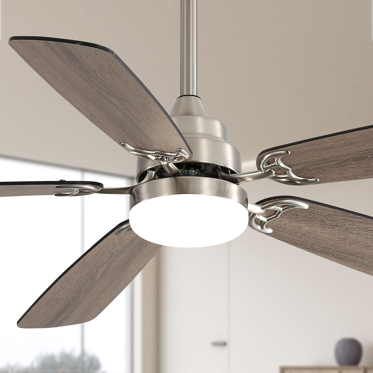 Logidon 52 inch plafondventilator LED verlichting DC motor 5 bladen