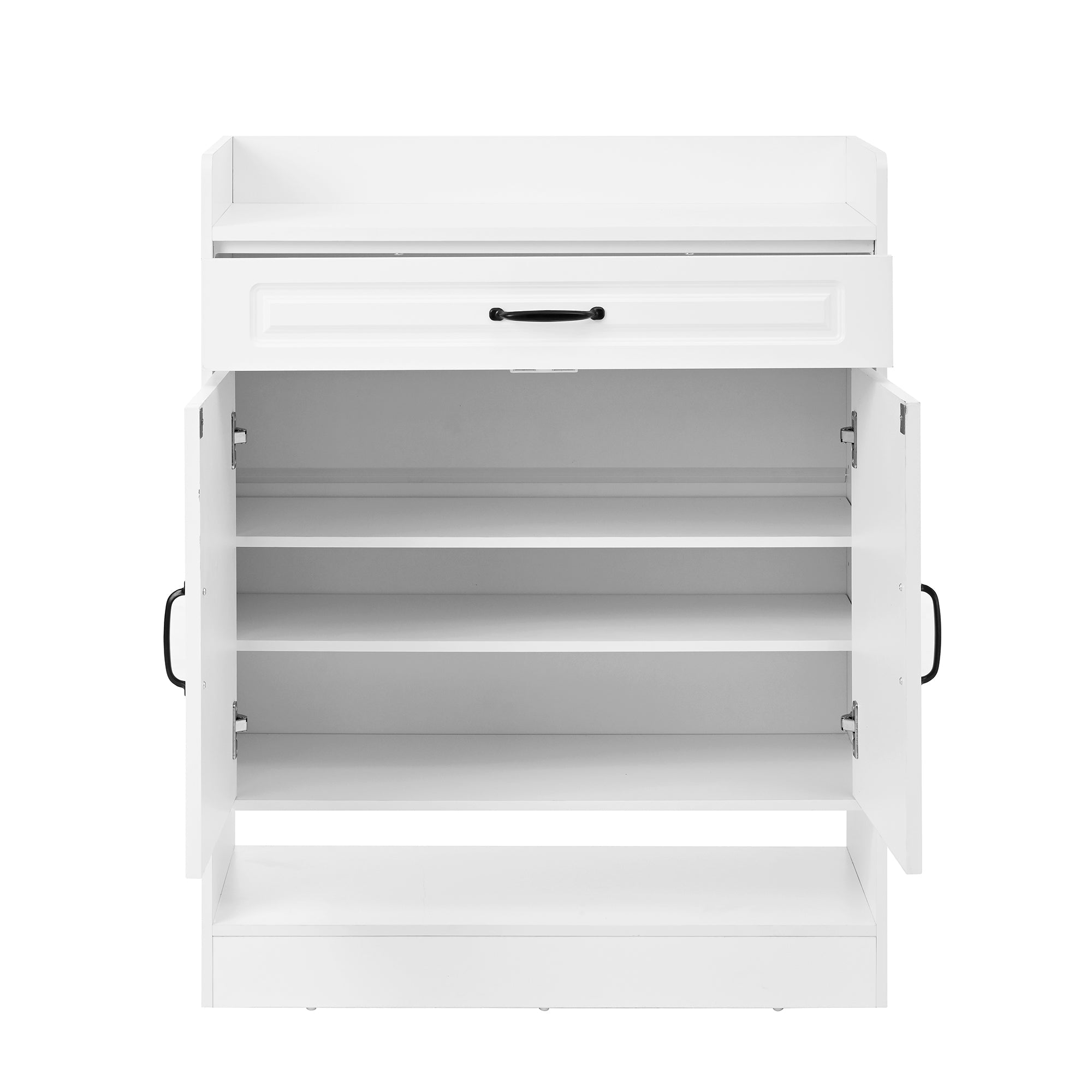 Logidon shoe cabinet white 75x36x95.5 cm with adjustable shelves