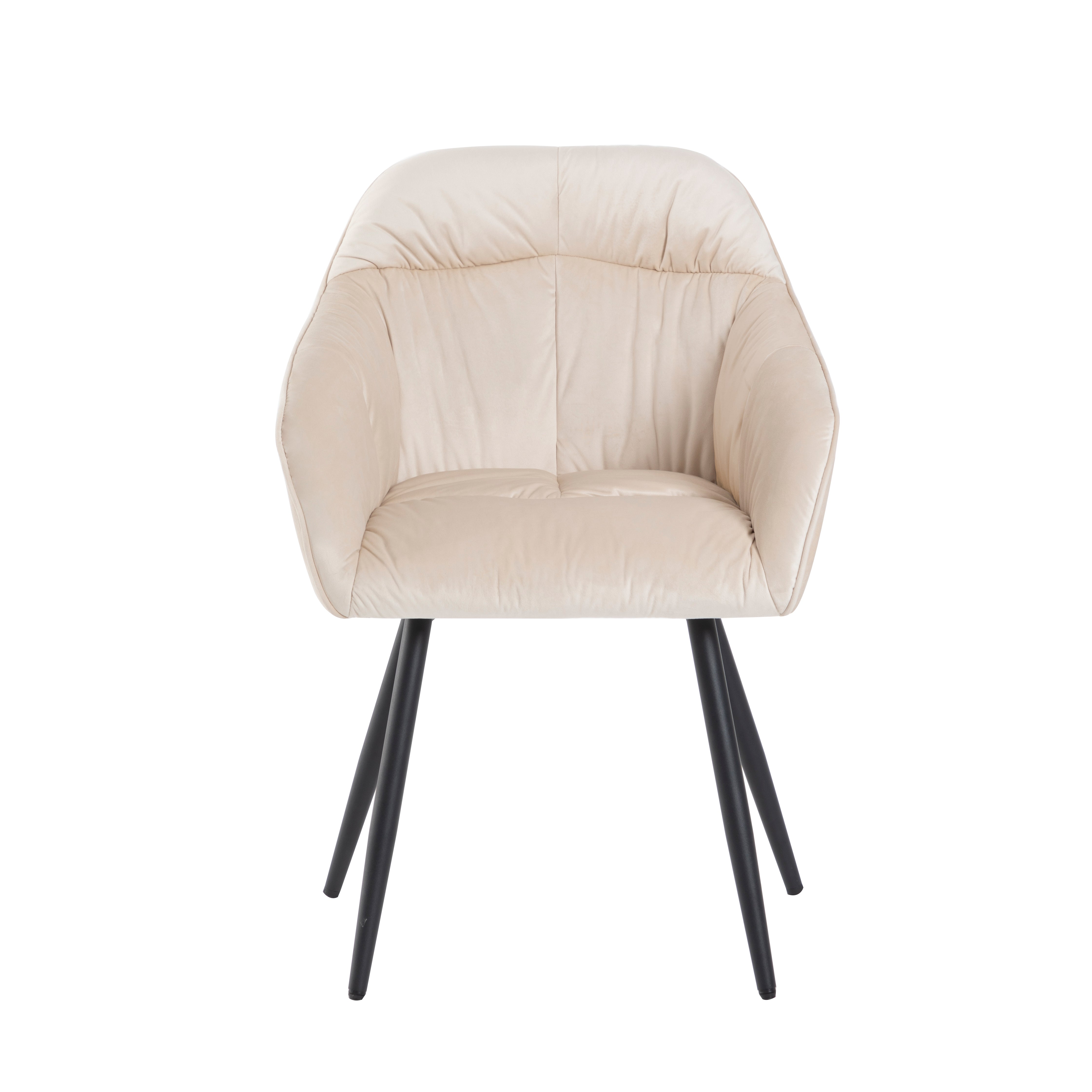 Logidon eettafelset 5-delig 138x80 cm beige stoelen houtnerf
