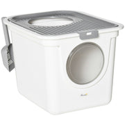 Logidon kattentoilet met deksel wit kunststof tot 5 kg