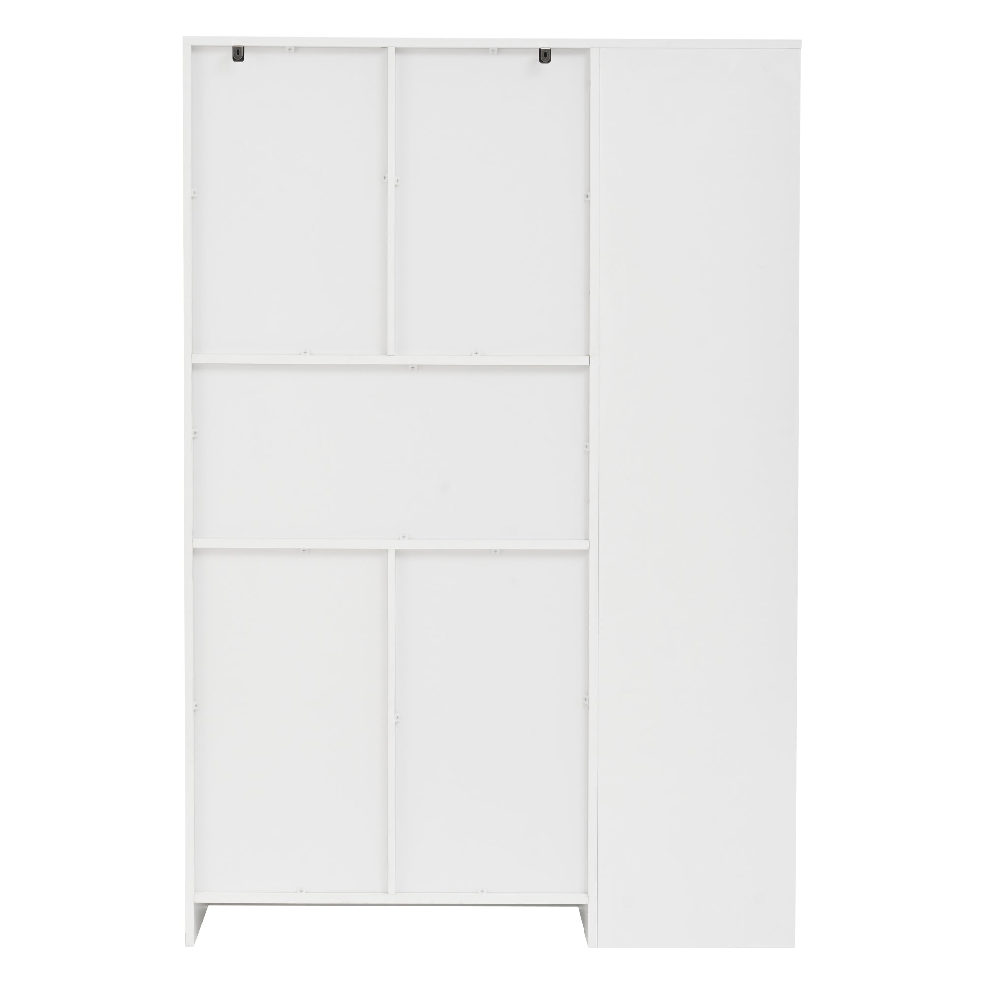 Logidon corner cabinet white 104x35x155 cm display cabinet 3 doors 2 drawers