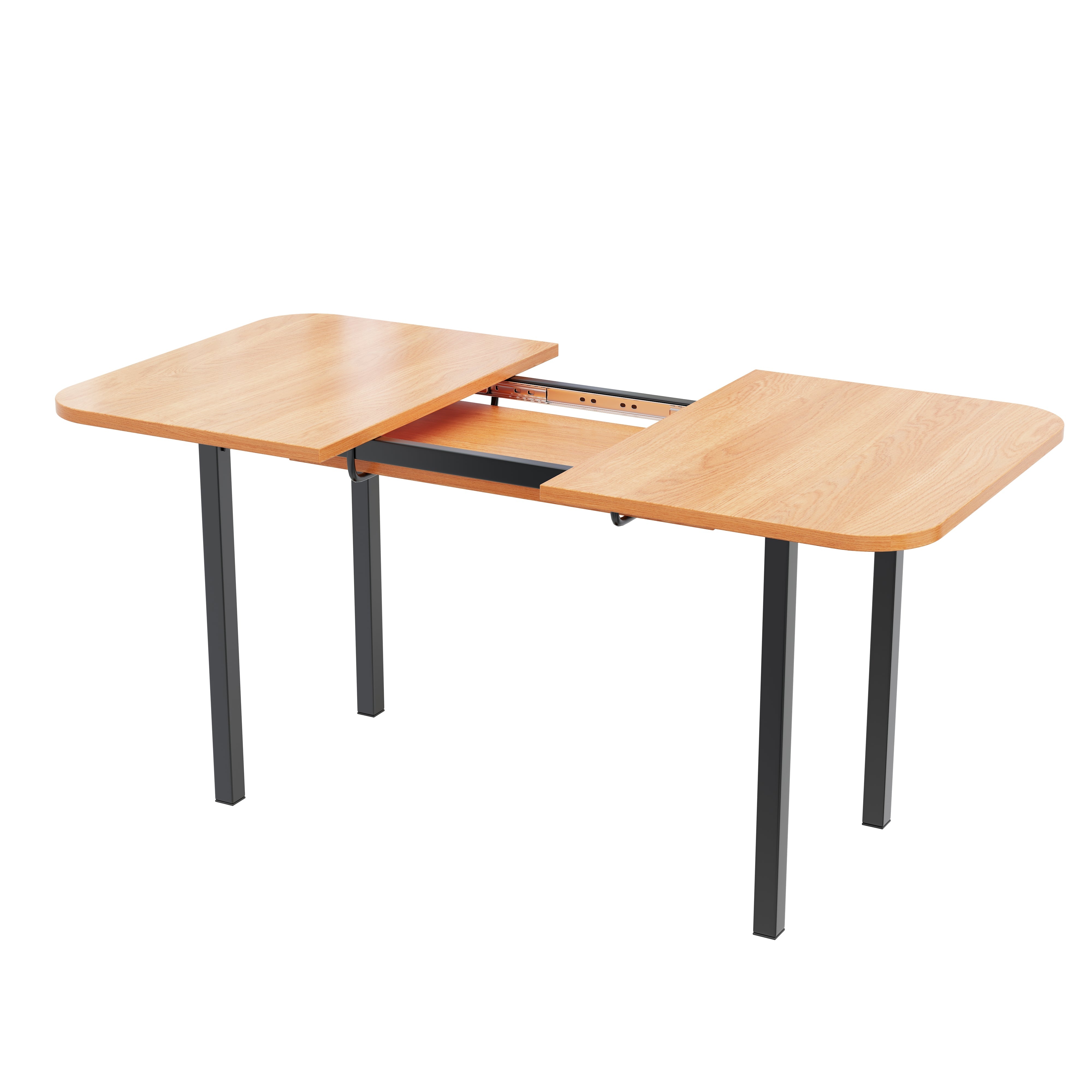 Logidon uitschuifbare eettafel 120-160 cm naturel eiken
