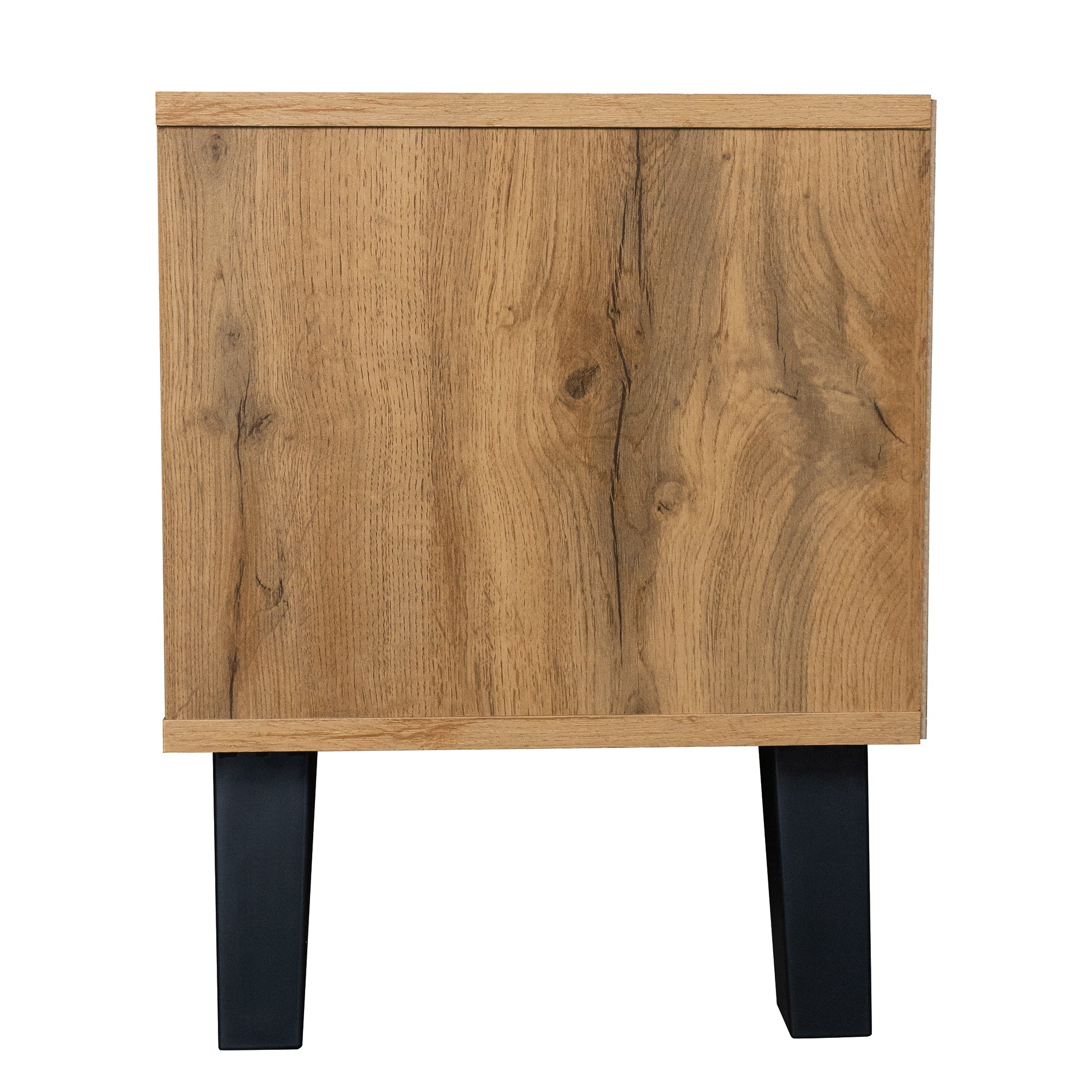 Logidon Modern TV-meubel hout 2 deuren 2 vakken 160,5x35,5x45 cm