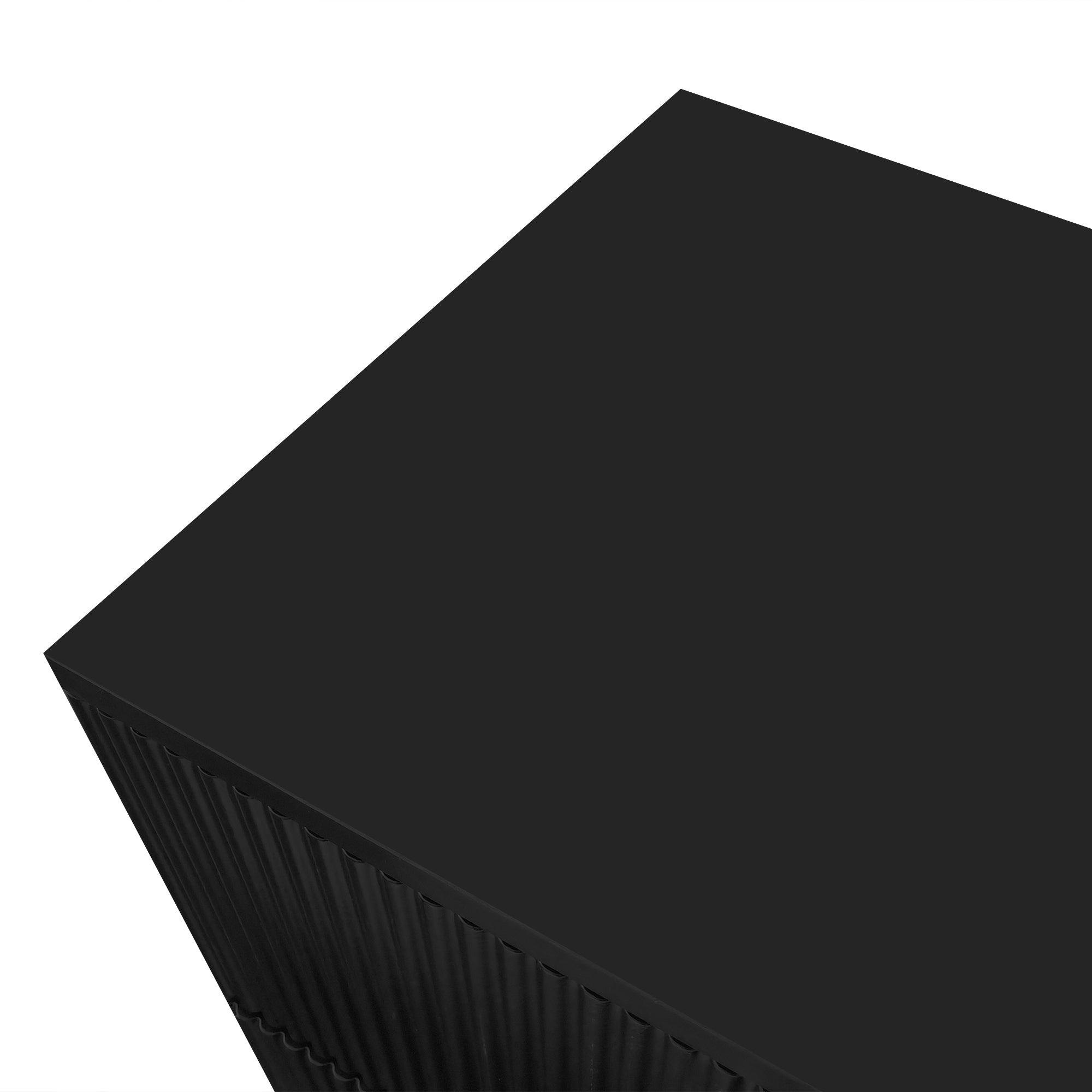 Logidon Elegant Sideboard Black Structure Panels Adjustable Shelves