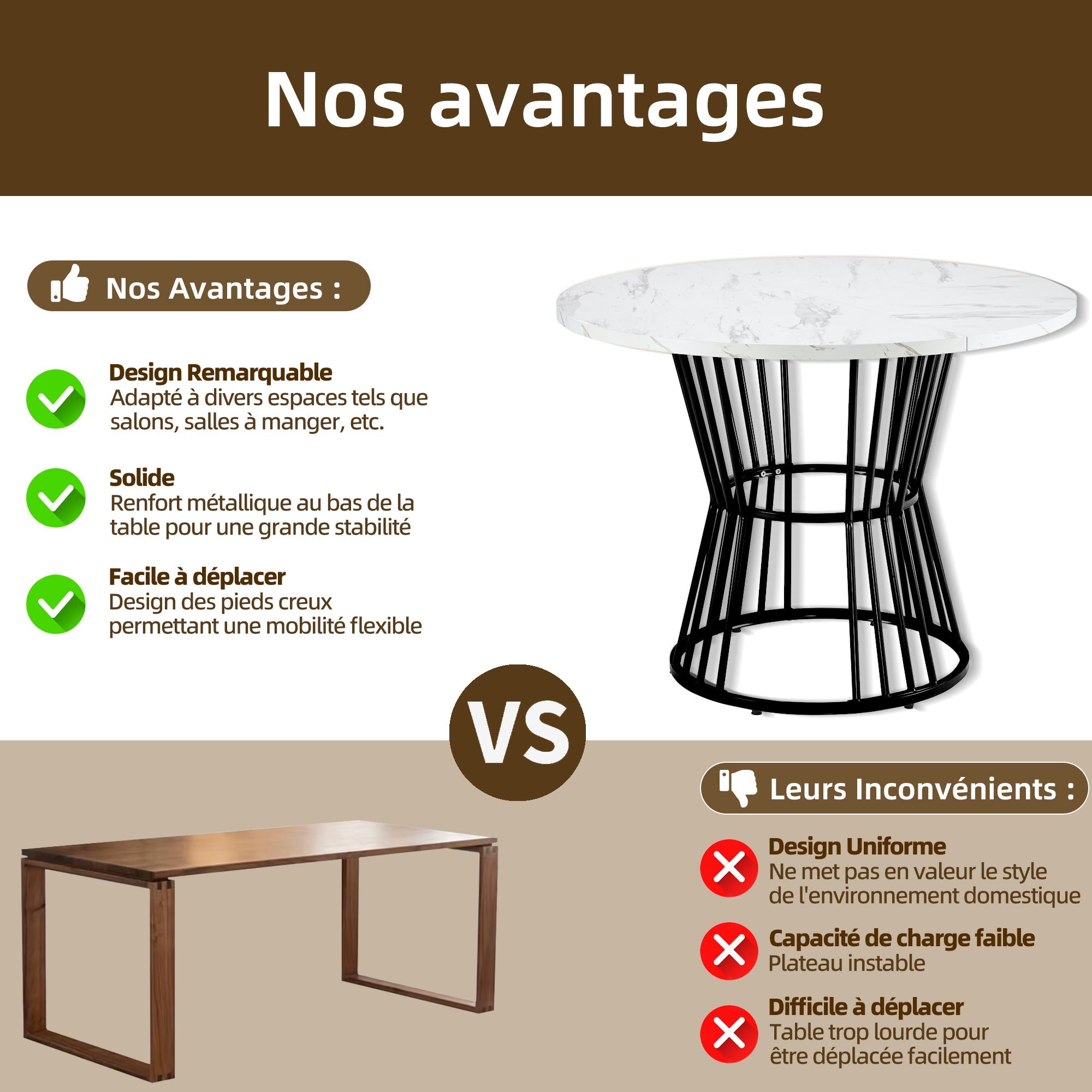 Logidon Eettafelset Rond 100 cm Wit MDF Tafelblad Groen Fluwelen Stoelen