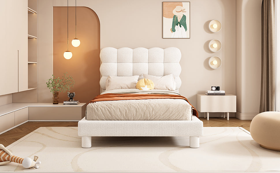 Logidon plat bed 90x200 cm wit drievoudig verstelbaar hoofdbord