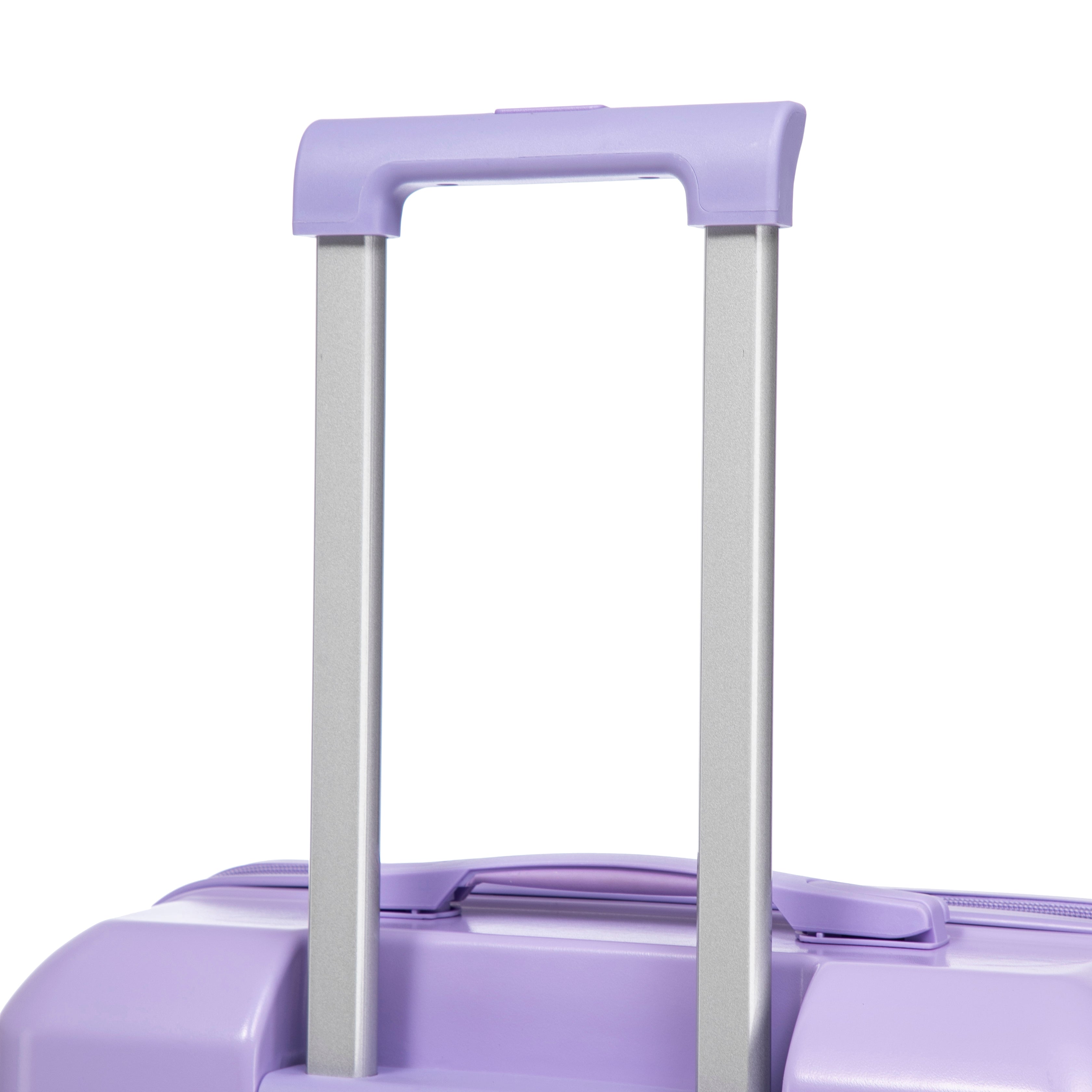 Logidon 4-delige ABS Spinnerkofferset Blauw Paars 14 19 24 28 Inch