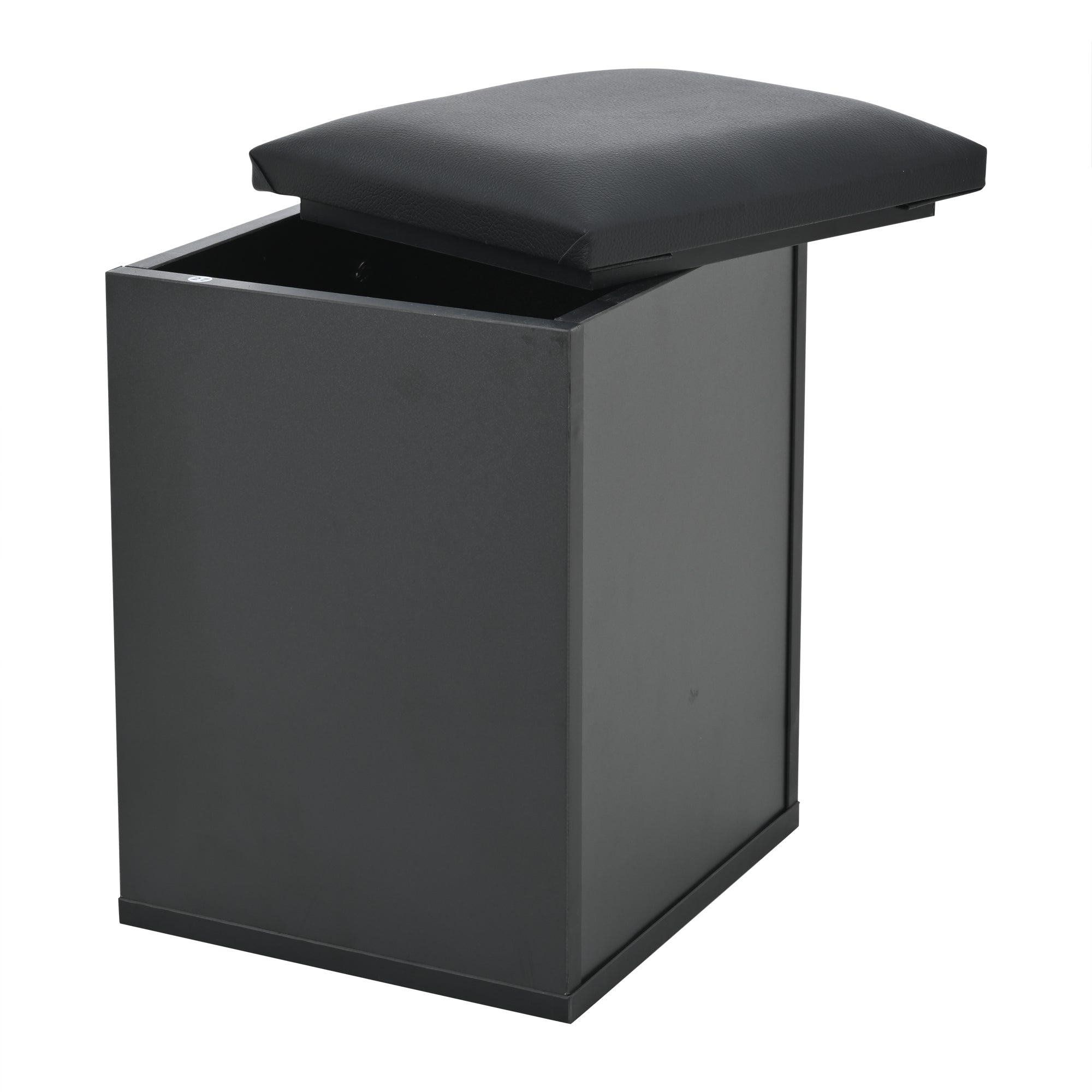 Logidon 4-in-1 in hoogte verstelbare salontafel zwart 100x50x45 cm LED