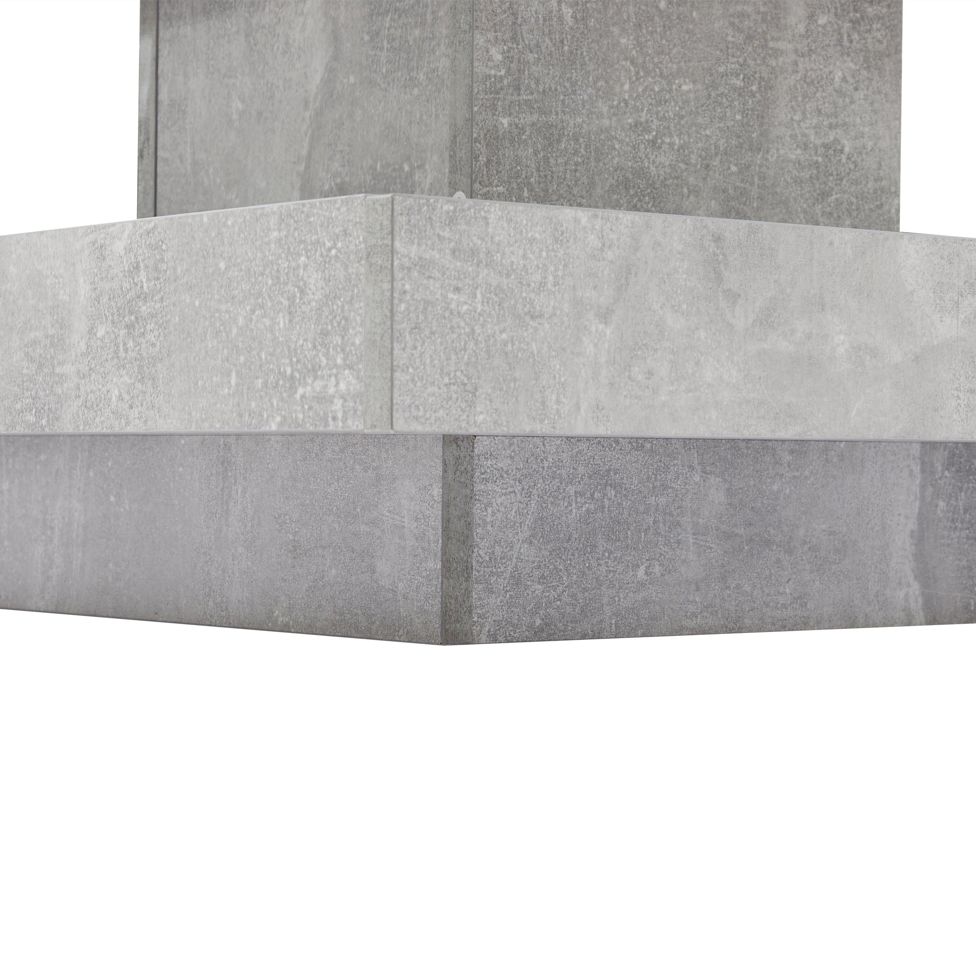 Logidon 360 graden draaibare salontafel 70x70x36 cm wit hoogglans