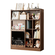 Logidon boekenkast met plank 120 x 38,5 x 151,5 cm walnoot