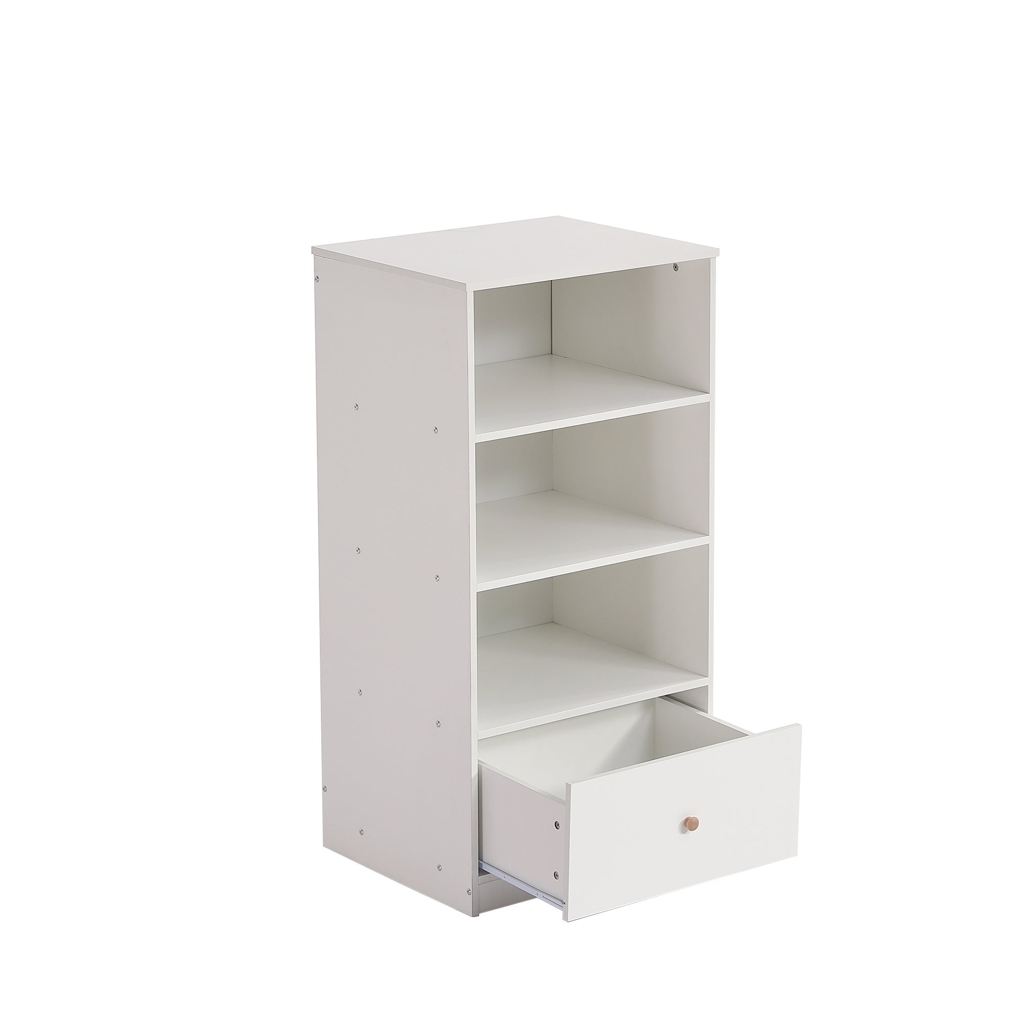 Logidon boekenkast wit 60x50x120 cm met 3 planken en lade