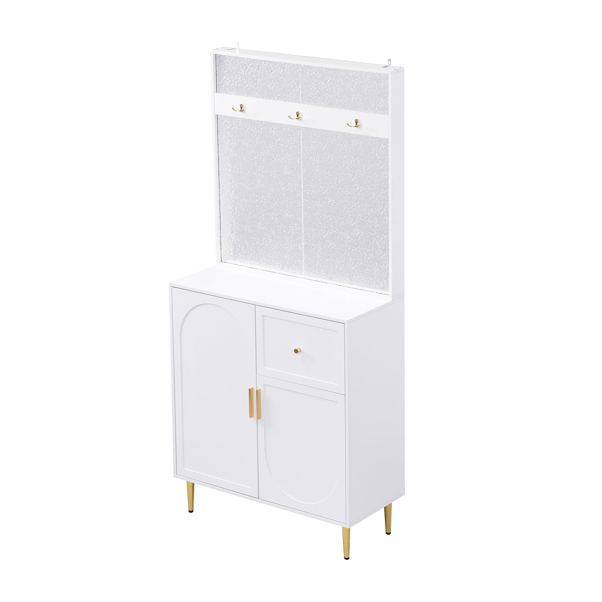 Logidon Kledingkastset Compact Wit MDF 80 x 175,5 x 35 cm