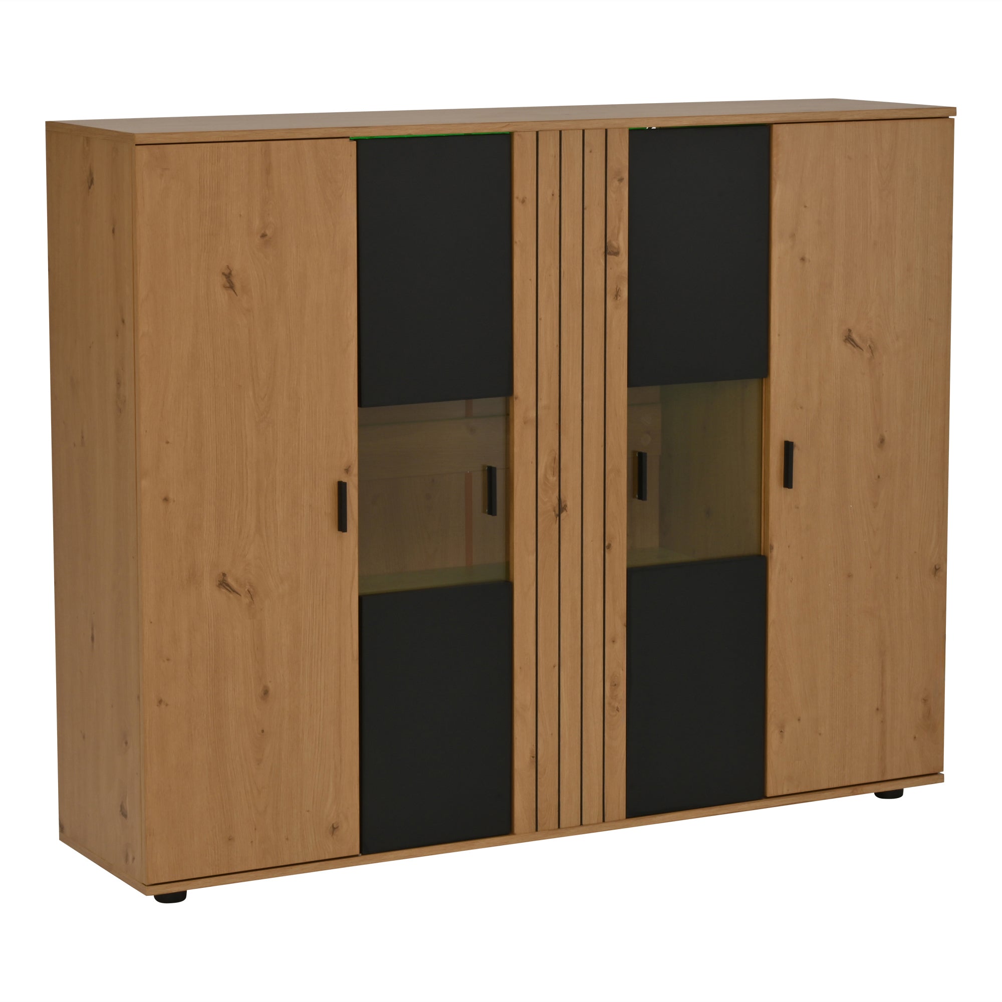 Logidon sideboard 140 x 35 x 113 cm Adjustable dividers 4 doors