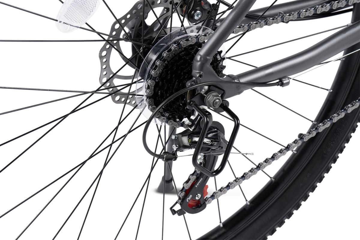 Logidon 29 inch mountainbike hardtail 100 mm veerweg 21 versnellingen Grijs