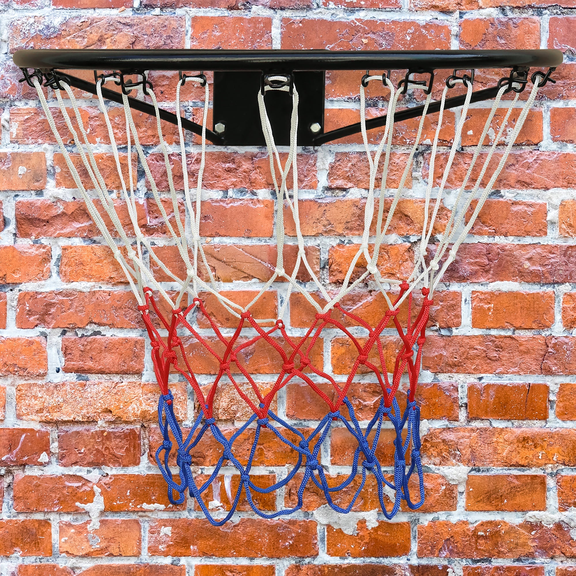 Logidon Premium Zwart Stalen Basketbalring 18 Inch Weerbestendig