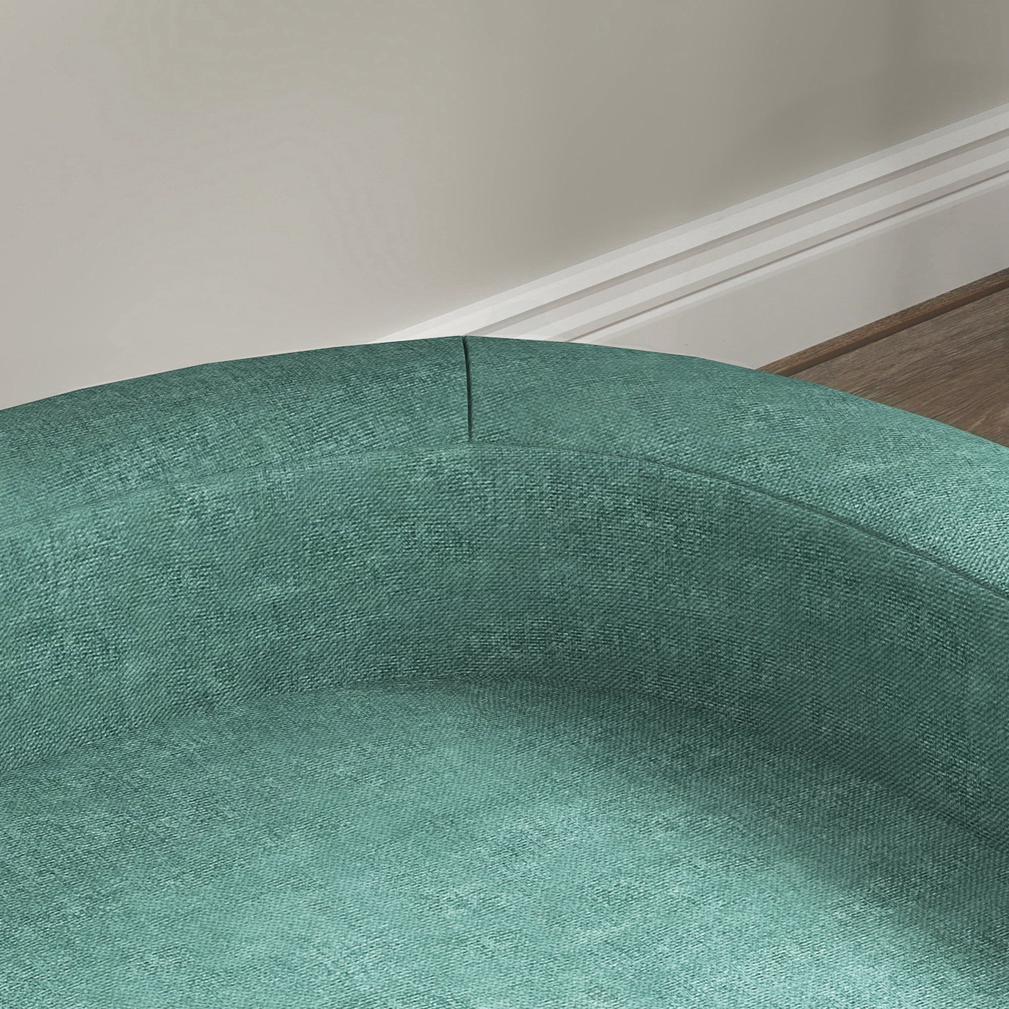 Logidon hondensofa groen 98x67x25 cm houten poten comfort