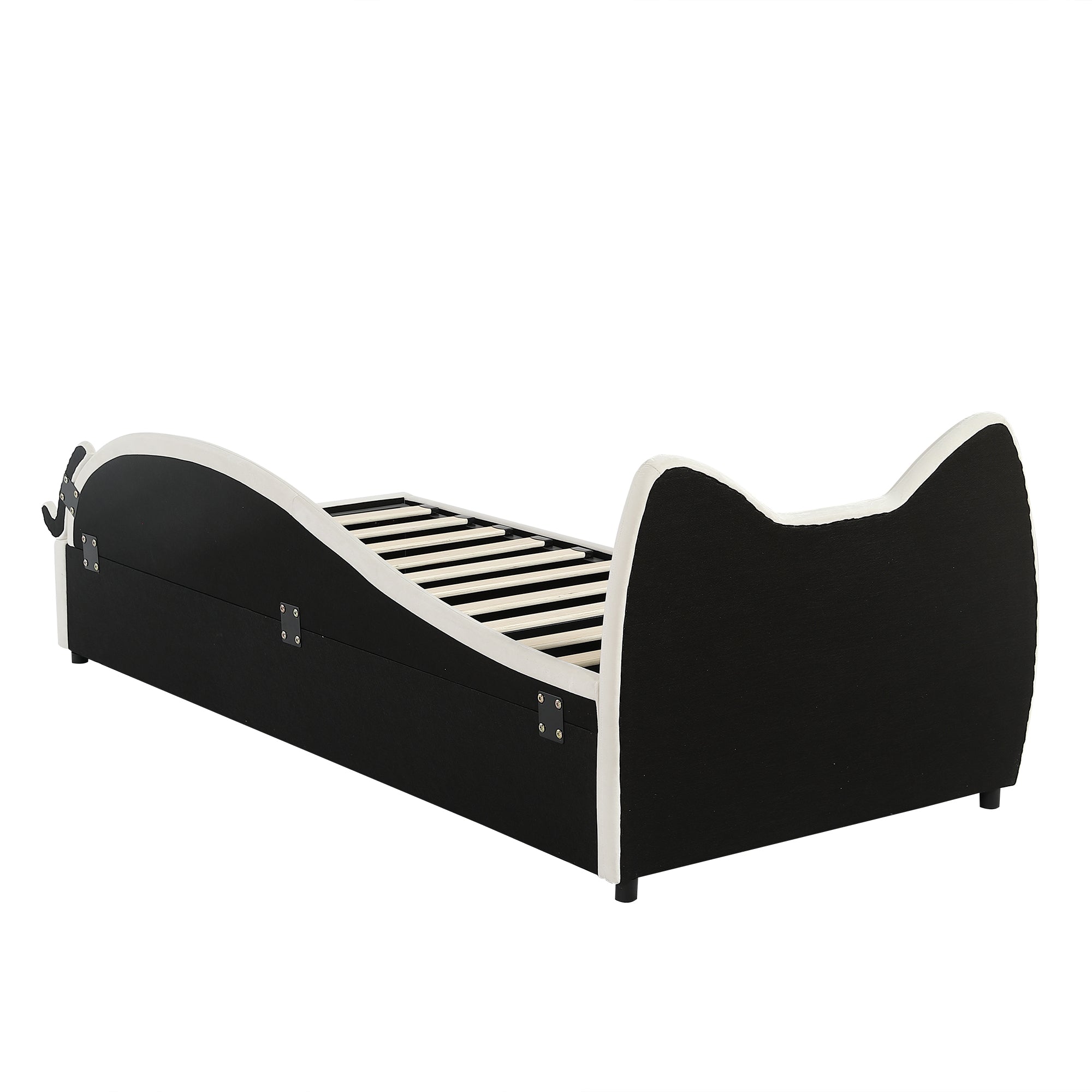 Logidon gestoffeerd bed 90x200 beige cat design hydraulische opbergruimte