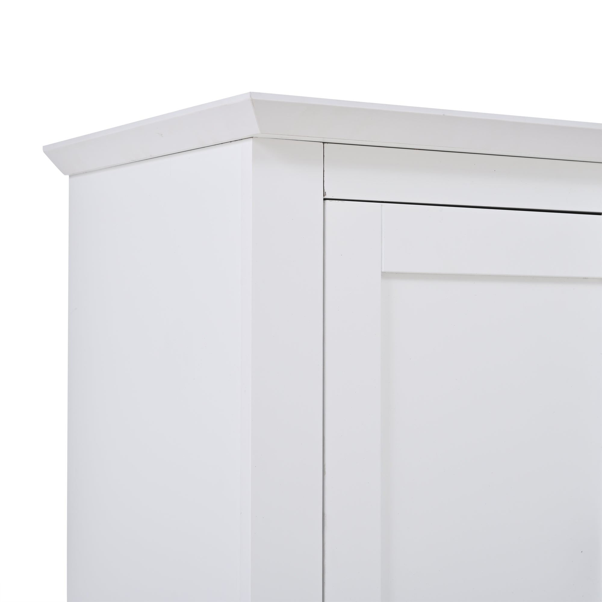 Logidon dressoir 130x35x70 cm wit 2 deuren, 1 lade, 3 wijnvakken