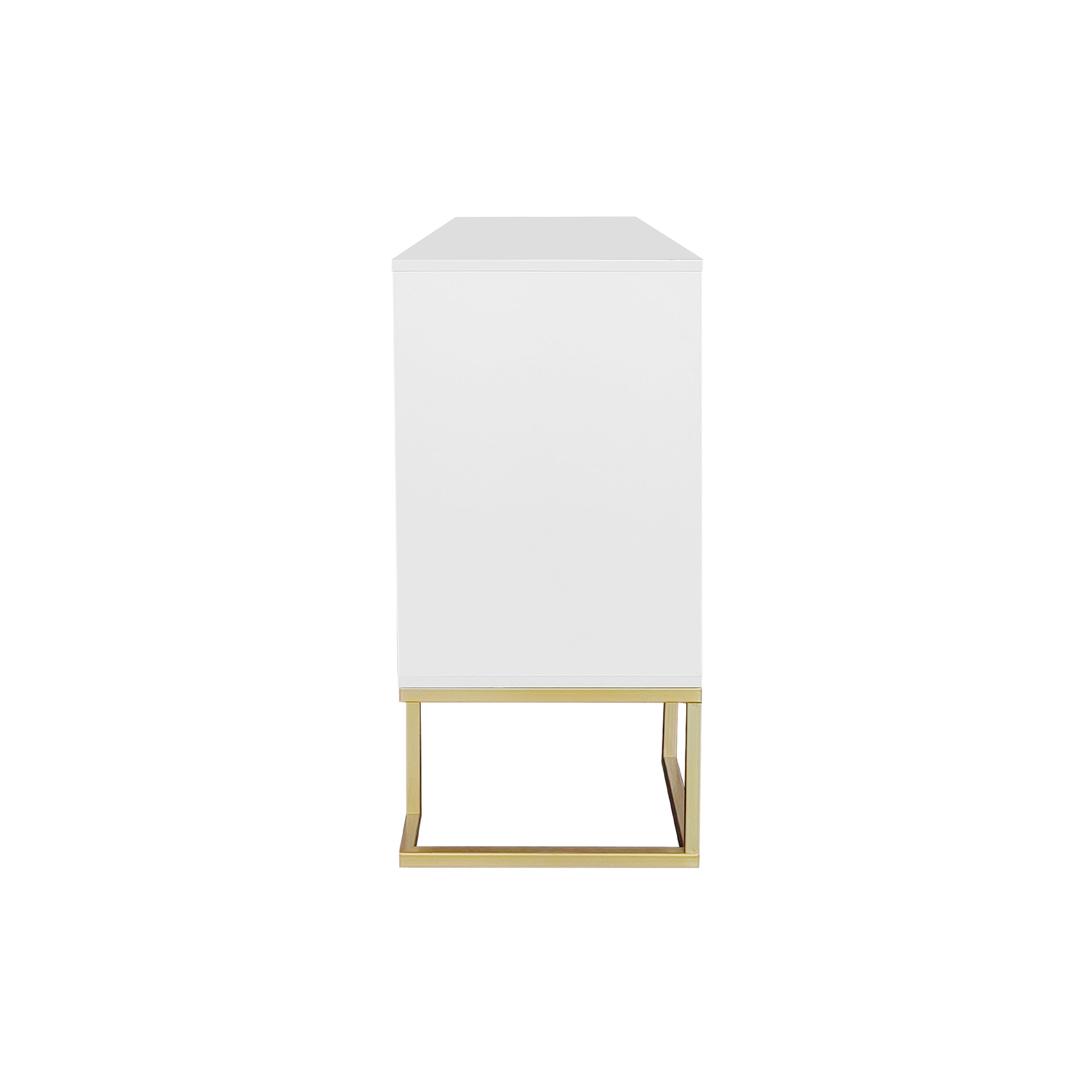 Logidon Dressoir 3 Deuren Met Verstelbare Planken Wit 138 x 40 x 80 cm