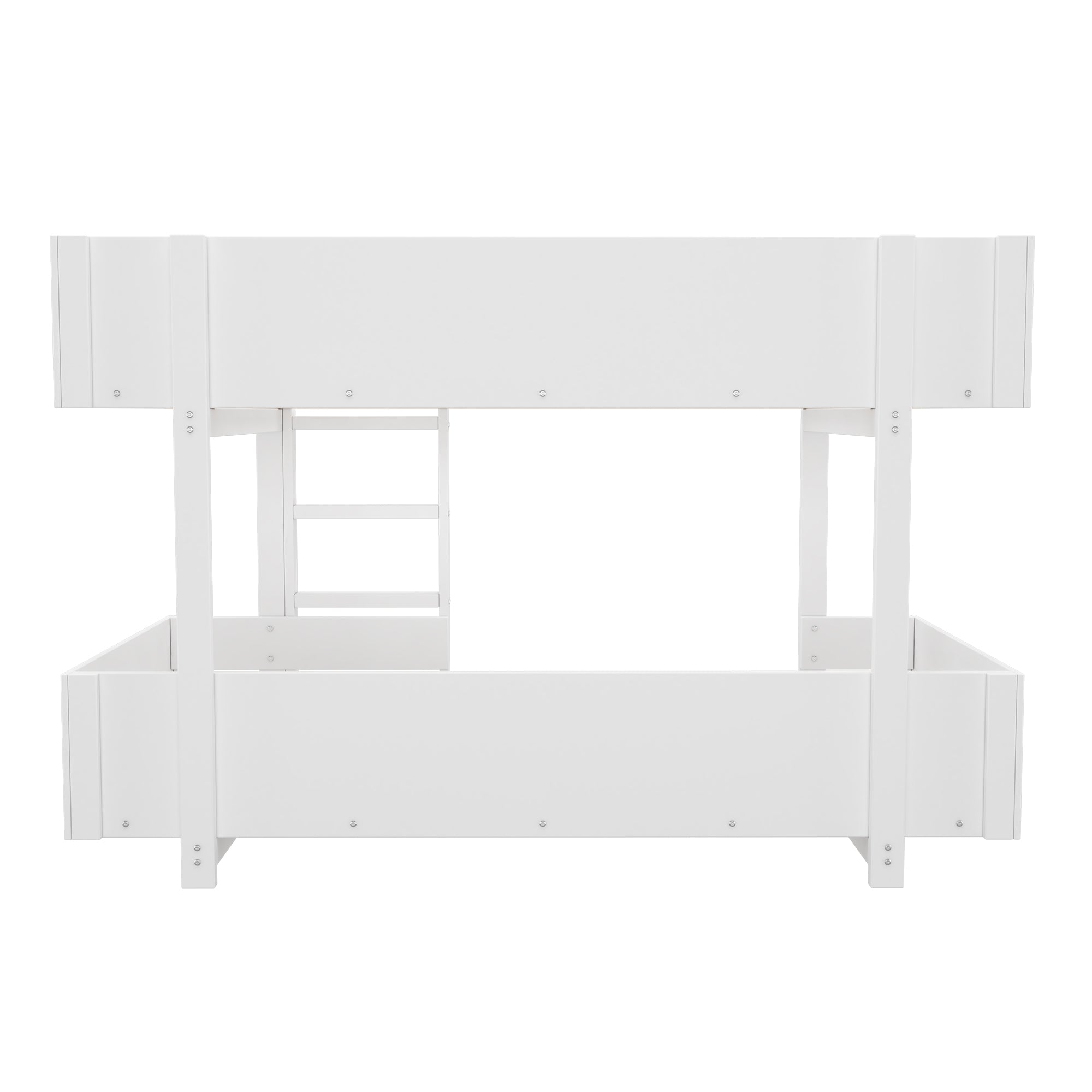 Logidon Kinderstapelbed met trap Wit 90x200cm