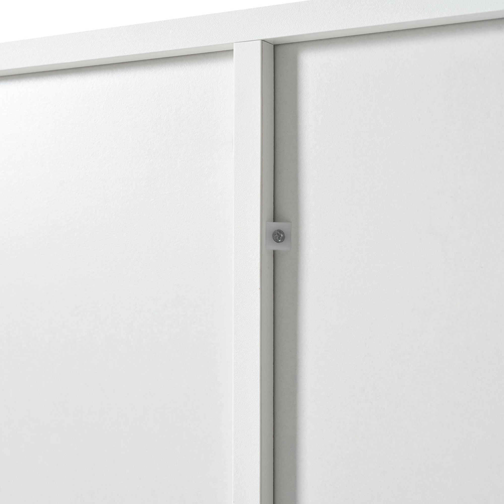 Logidon dressoir zuiver wit met 4 deuren in boogpatroon 140x42x80 cm