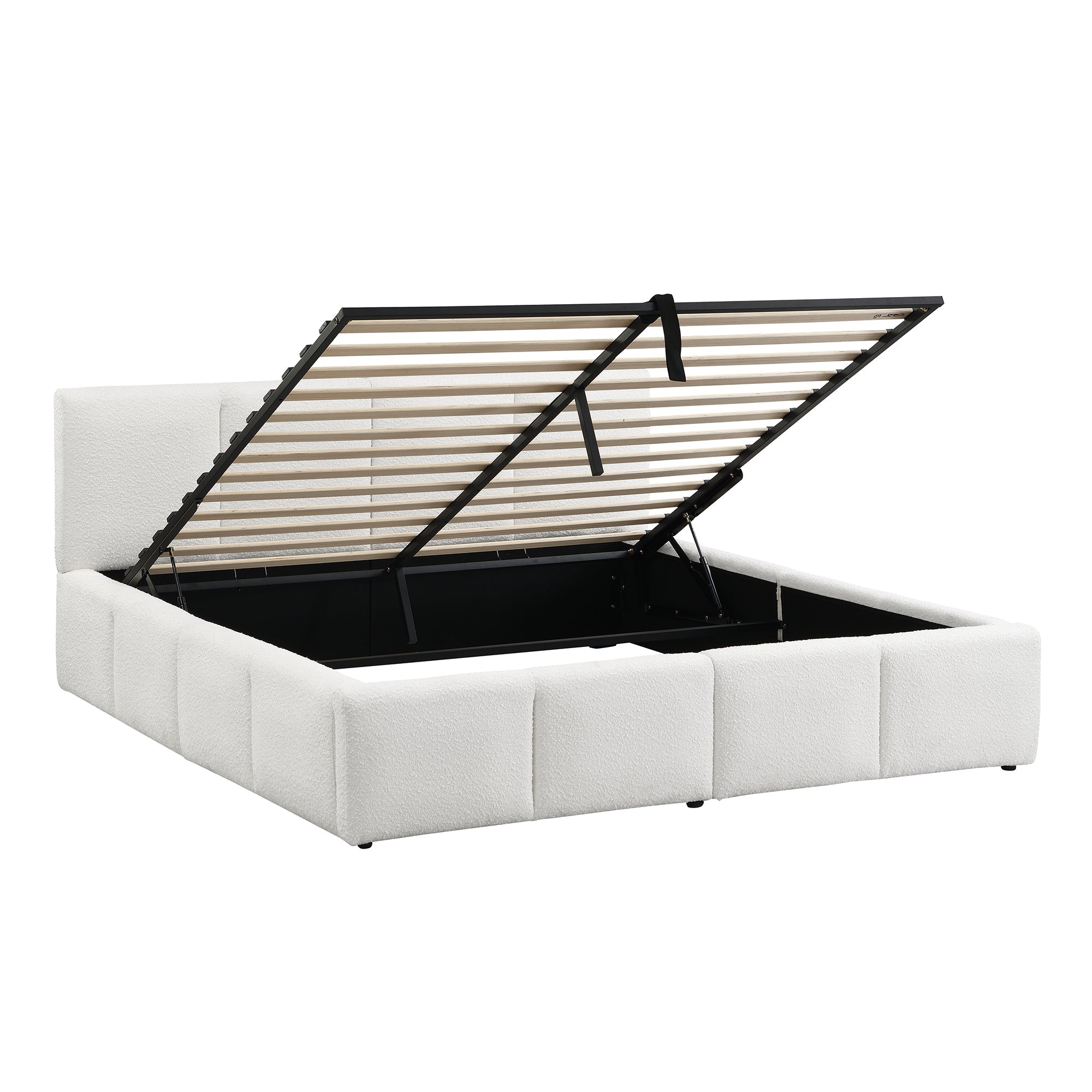Logidon gestoffeerd bed 180x200 hydraulisch functioneel bed met opbergruimte