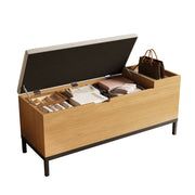 Logidon schoenenbank opbergbank naturel 115 x 40 x 49,5 cm
