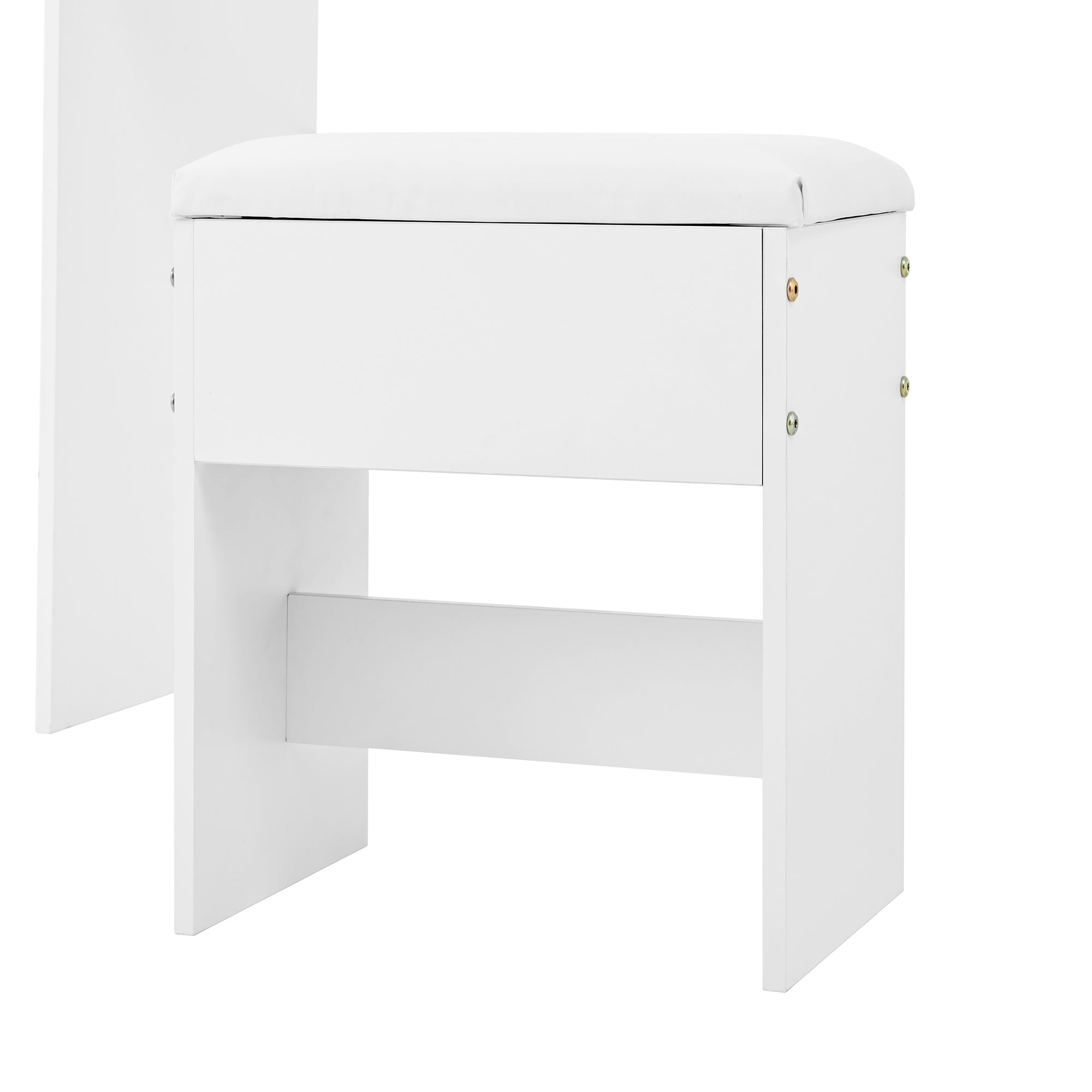 Logidon Grote Kaptafel Dimbaar LED Verlichting Wit 90x40x132 cm