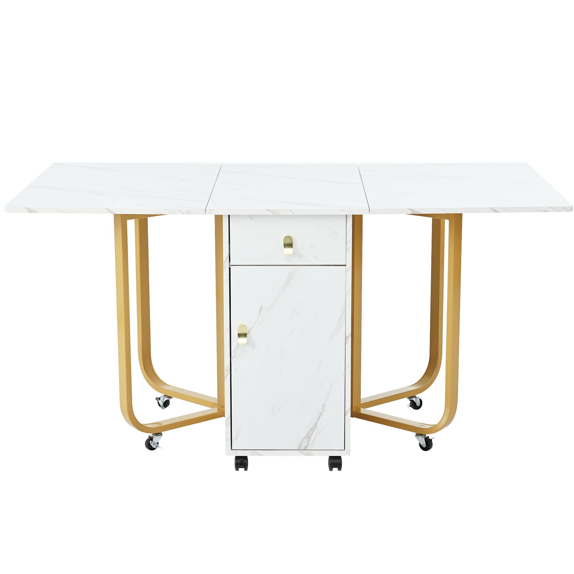 Logidon eettafelgroep 150x80 cm opklapbaar met 4 fluwelen stoelen groen