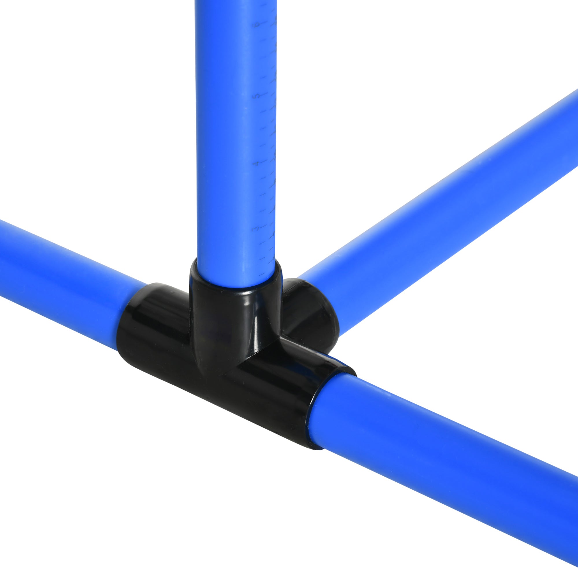Logidon Agility Set Hond 4-delig In Hoogte Verstelbaar Blauw 99x65x94 cm