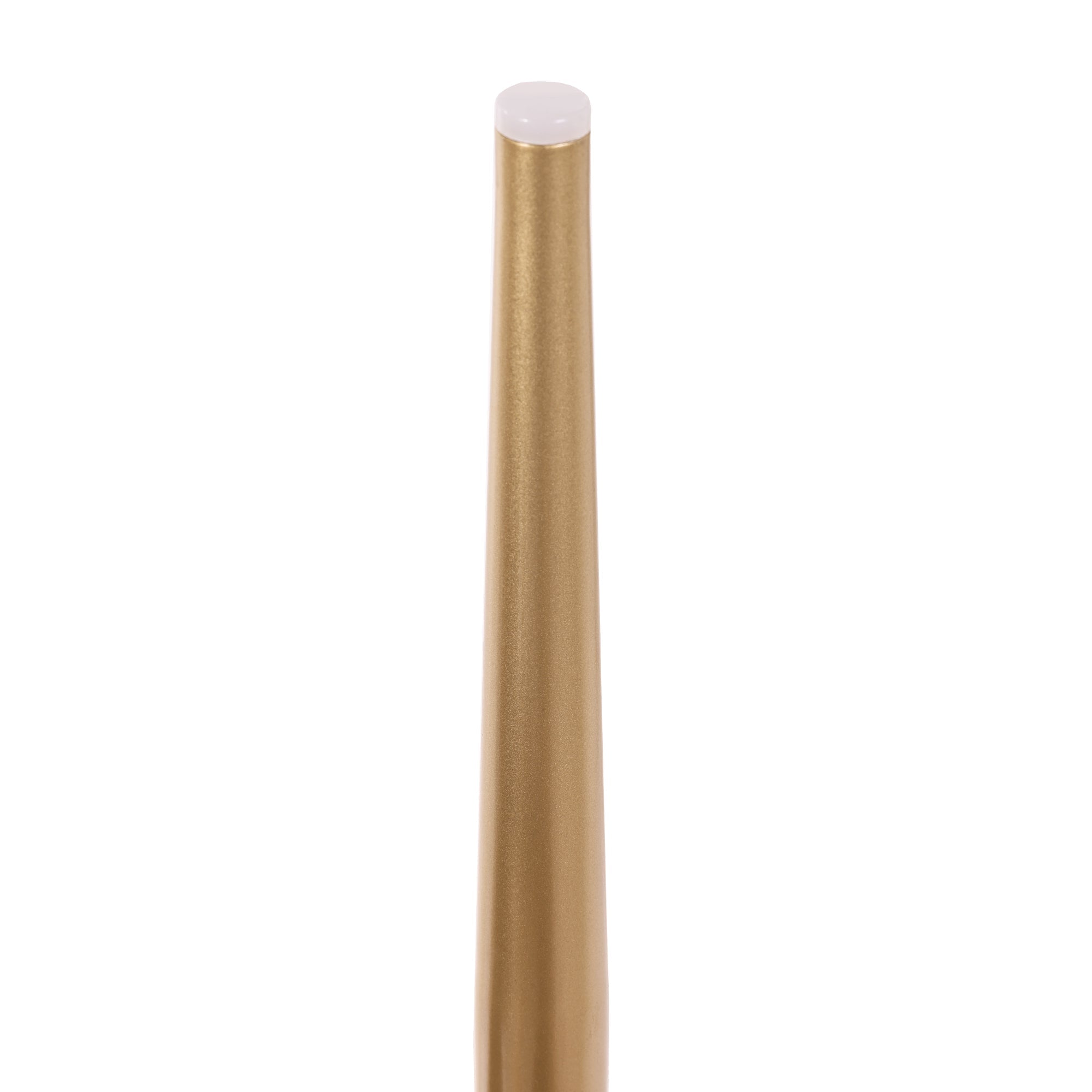 Logidon Set van 4 eetkamerstoelen beige fluweel gouden poten