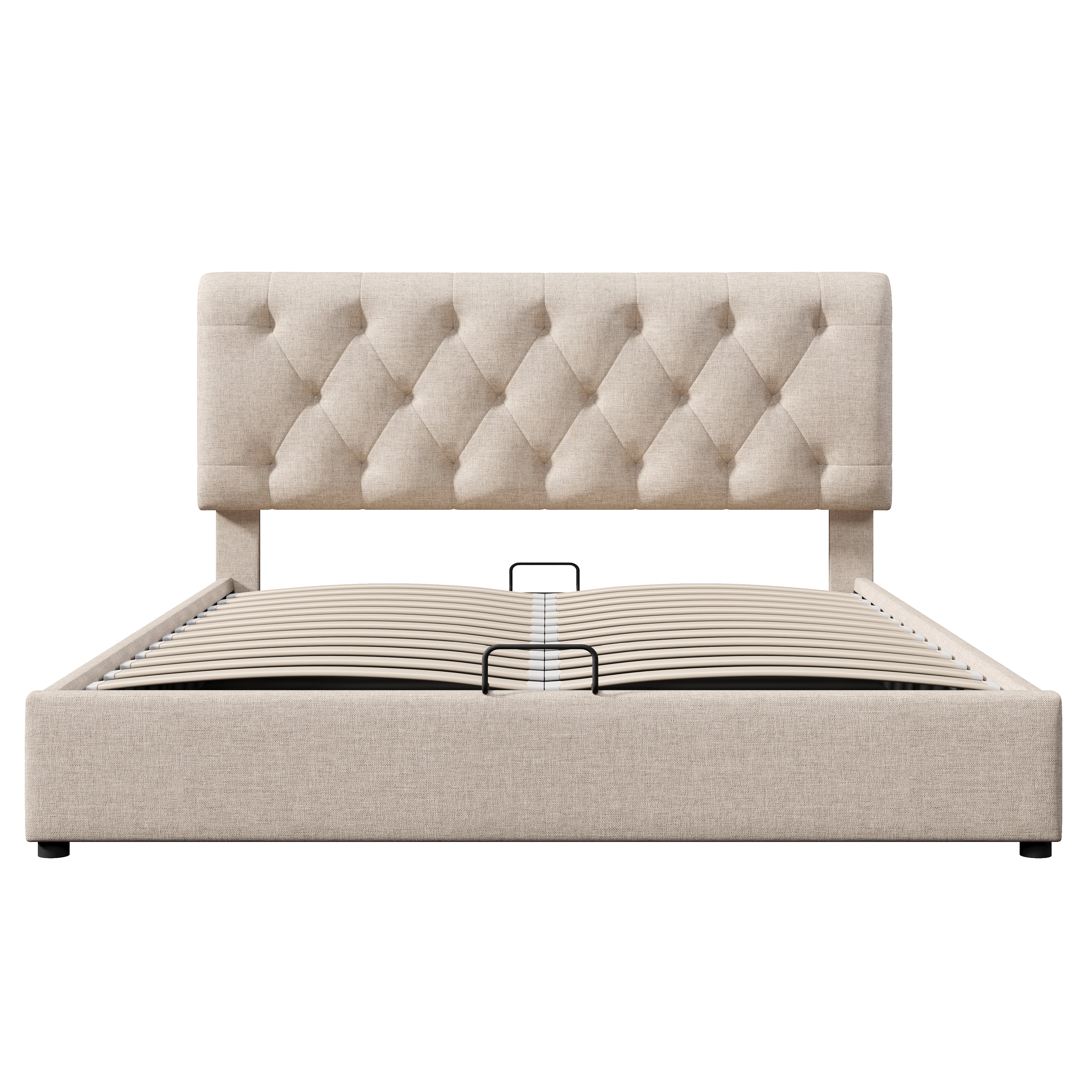 Logidon gestoffeerd bed 140x200 cm met verstelbaar hoofdbord en opbergruimte