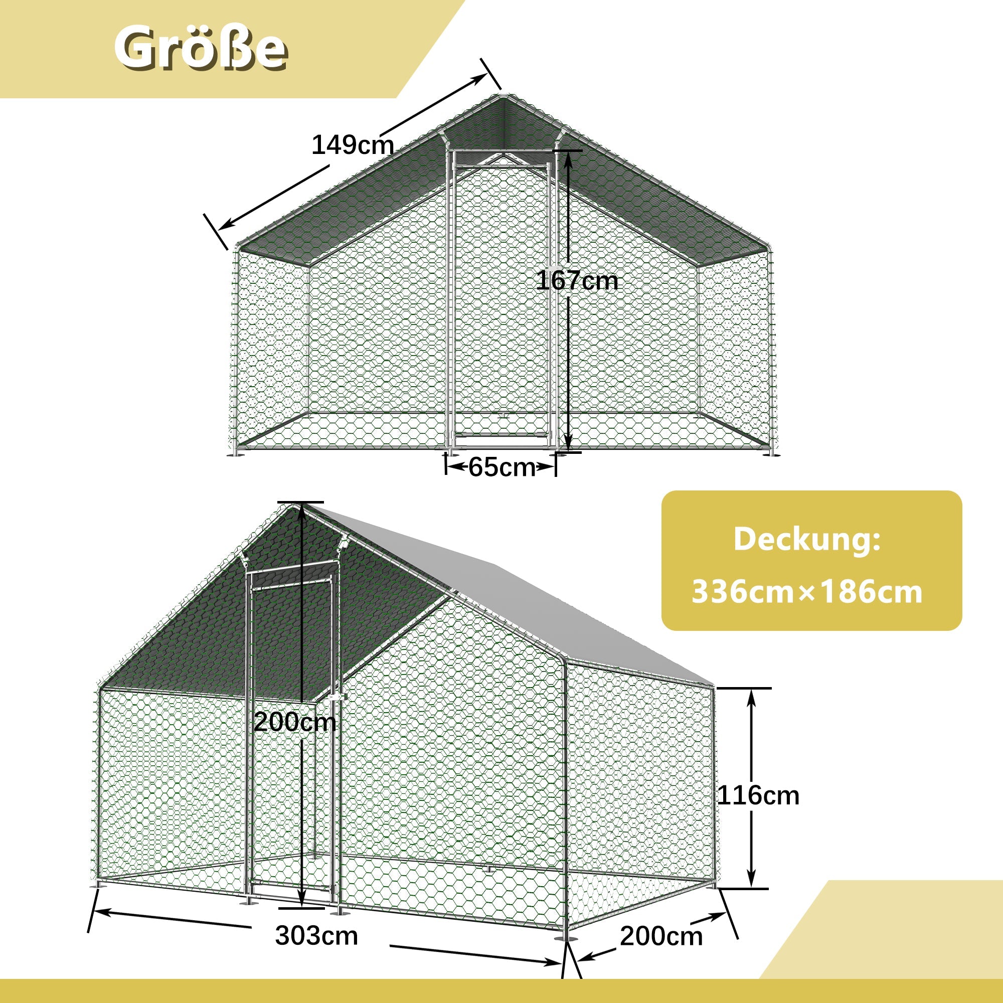 Logidon buitenkast 3x2x2 m metalen behuizing zilver veiligheidsslot