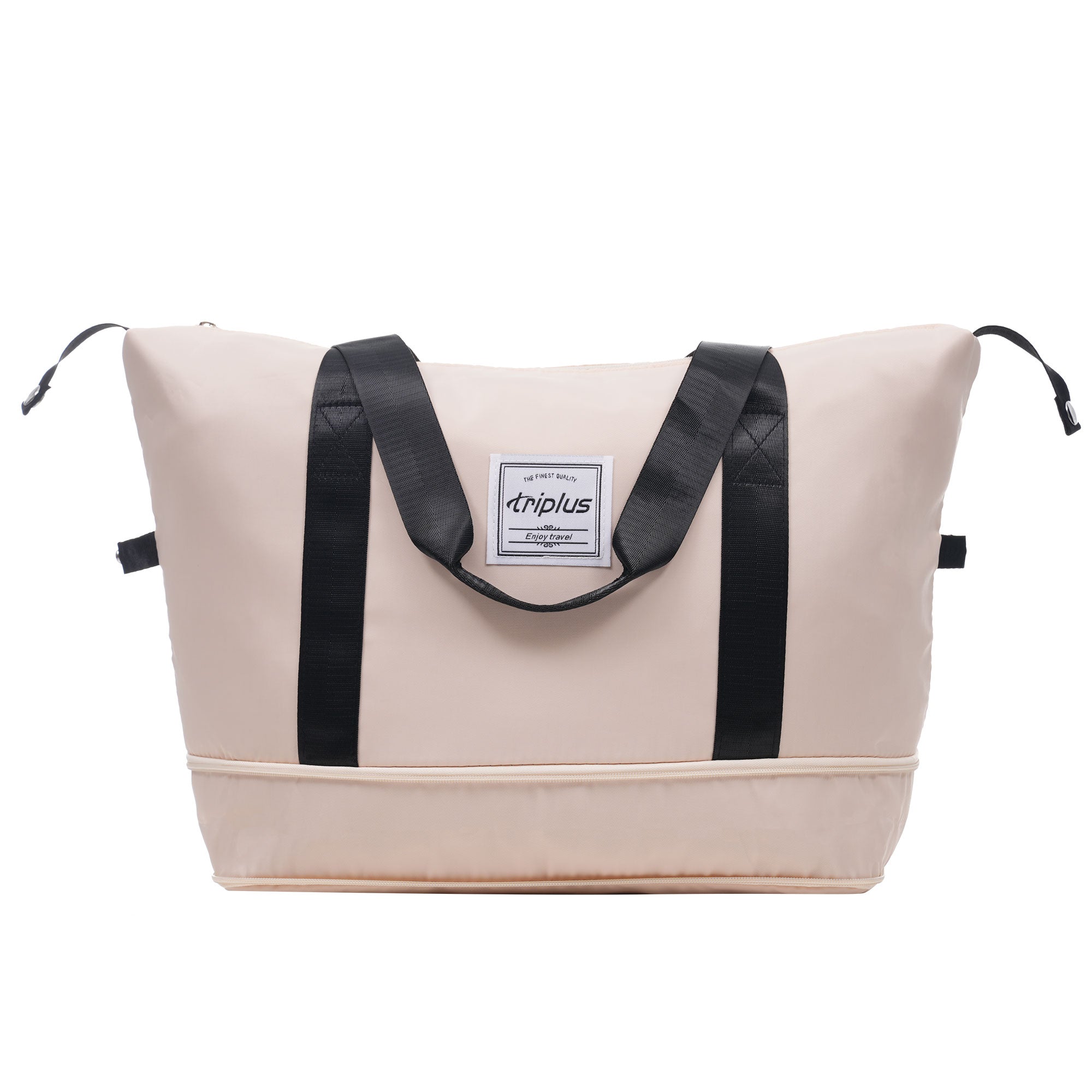 Logidon Hardshell Koffer 28 Inch Beige Zwart 4 Wielen TSA